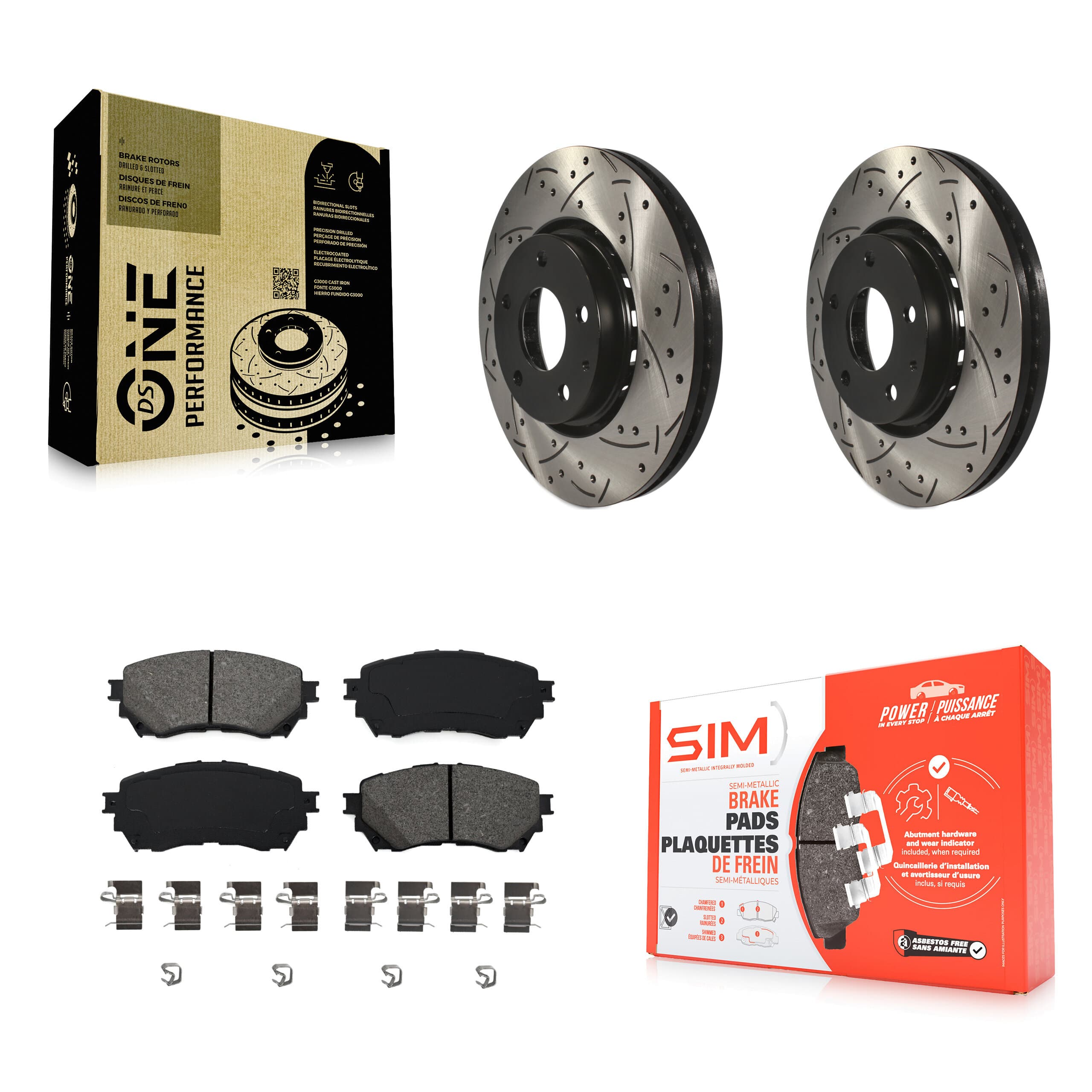 Transit Auto - KDS-100842 - Front Disc Brake Kits image 1