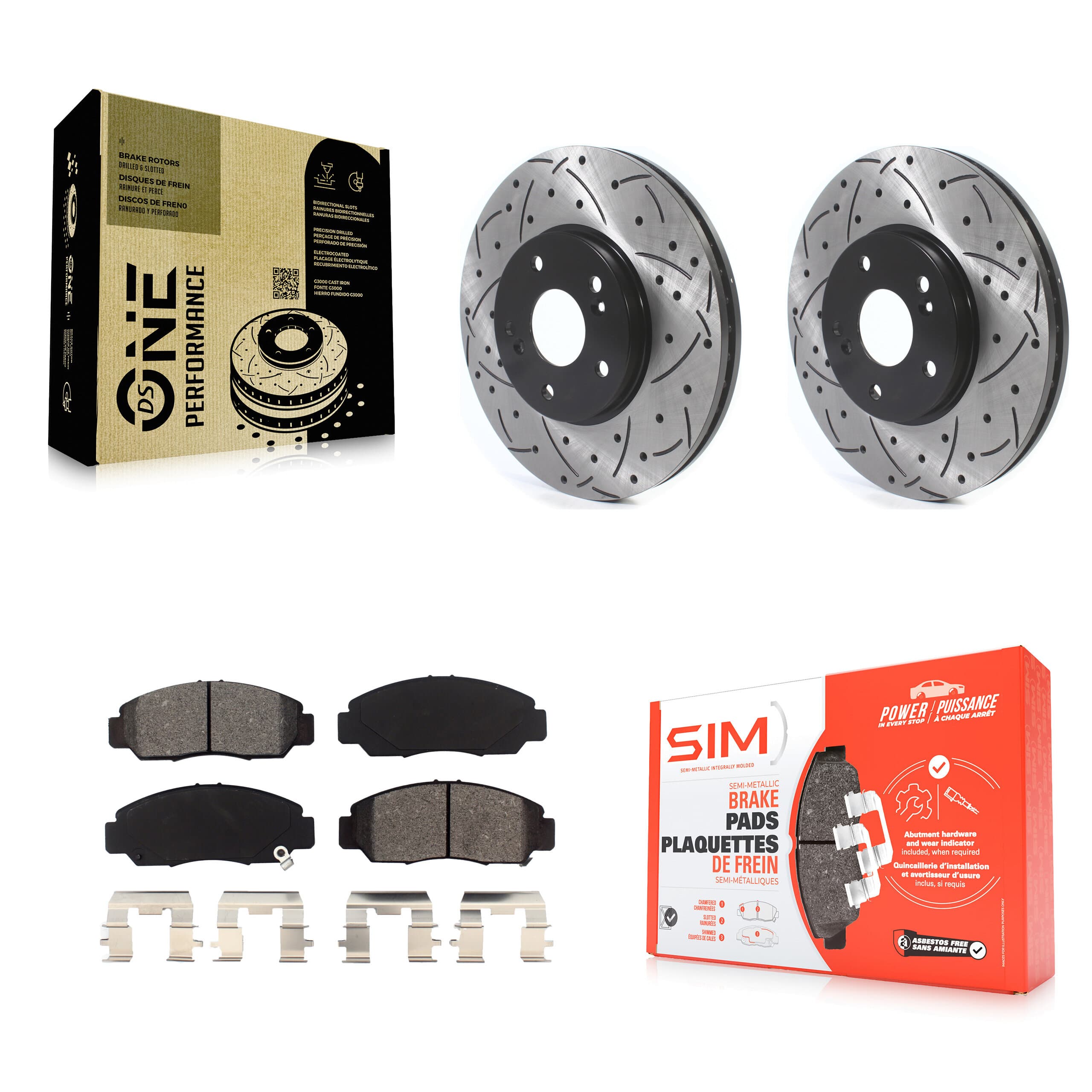 Transit Auto - KDS-100894 - Front Disc Brake Kits image 1