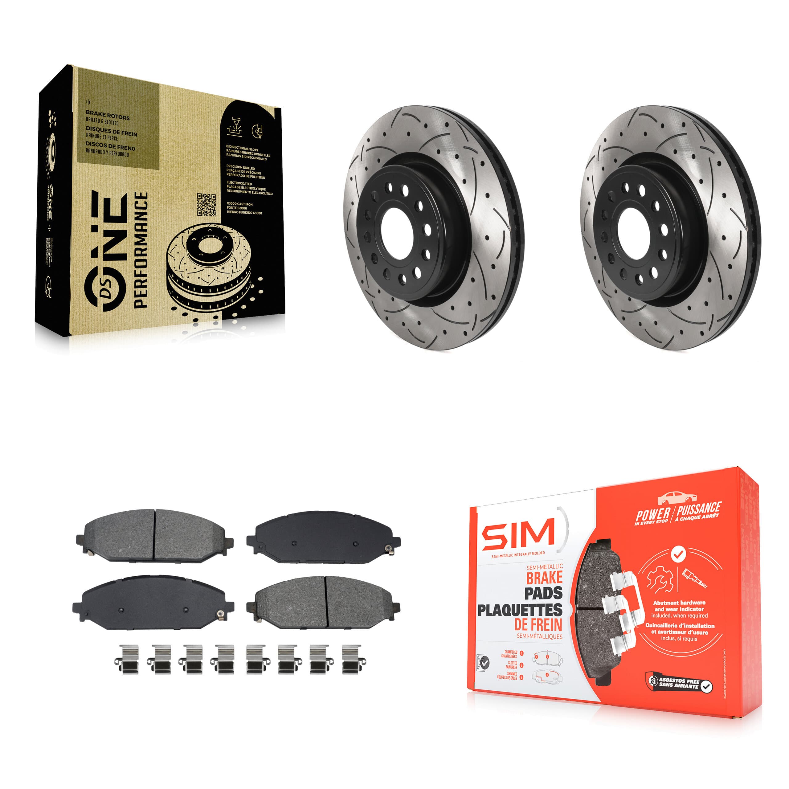 Transit Auto - KDS-100906 - Front Disc Brake Kits image 1