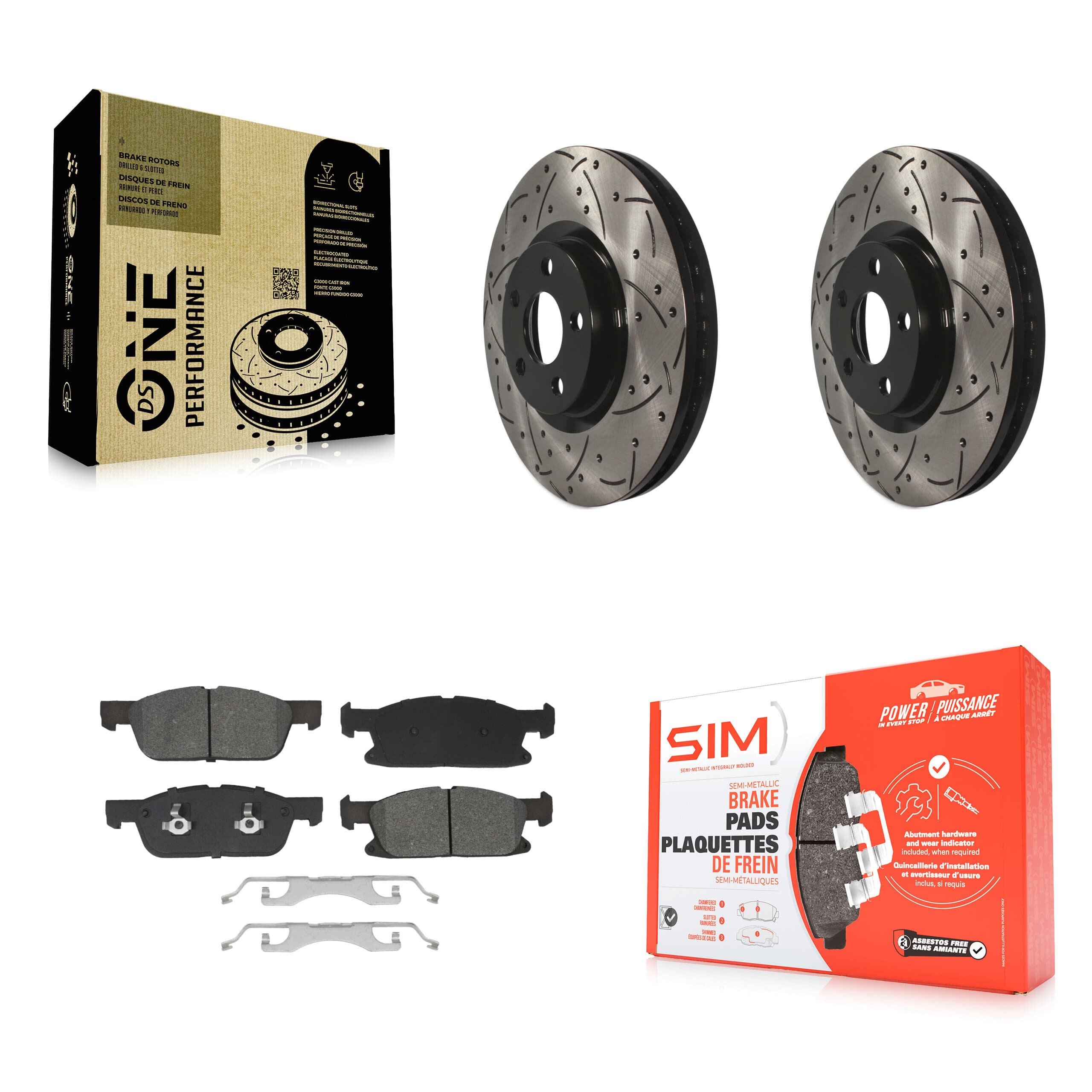 Transit Auto - KDS-101017 - Front Disc Brake Kits image 1