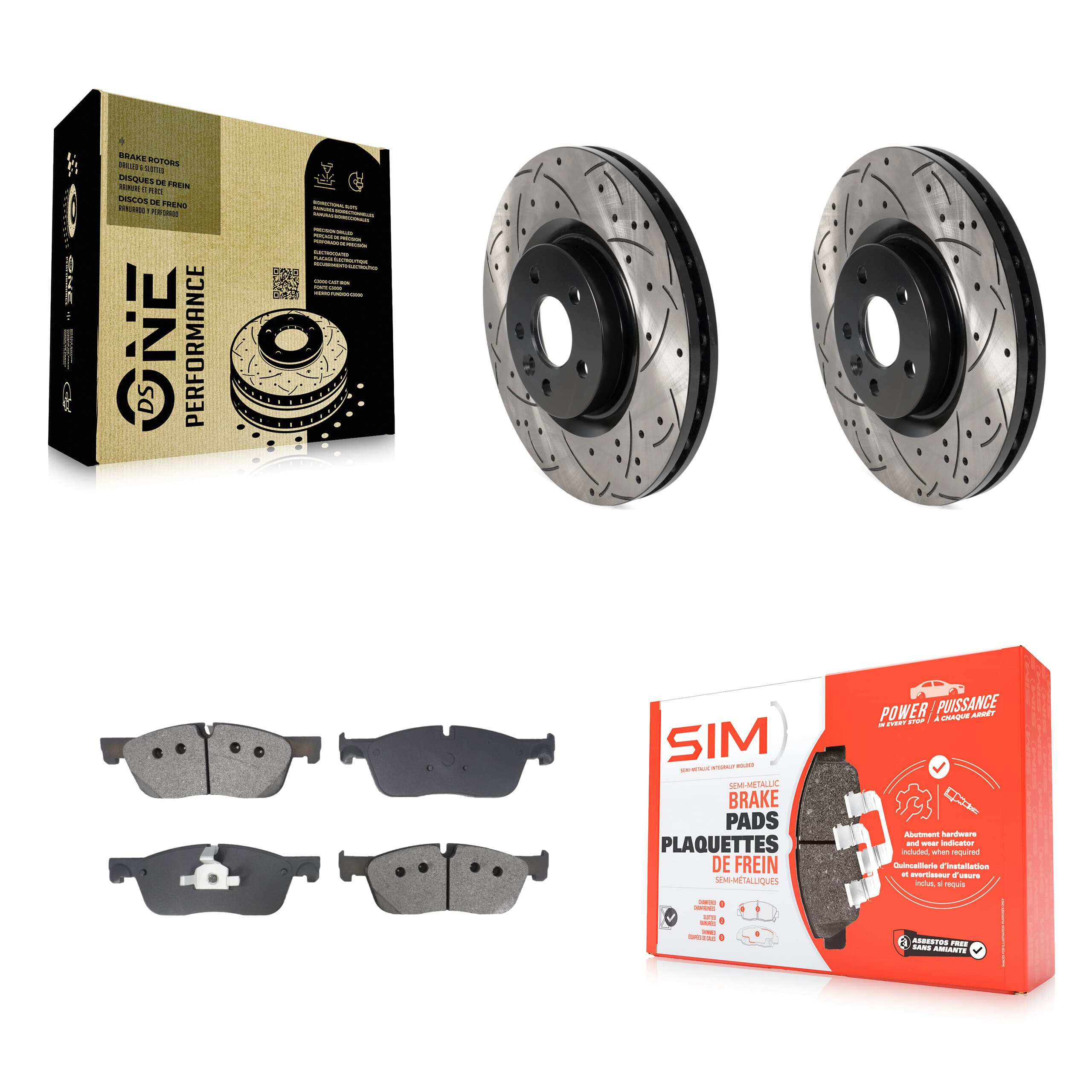 Transit Auto - KDS-101019 - Front Disc Brake Kits image 1