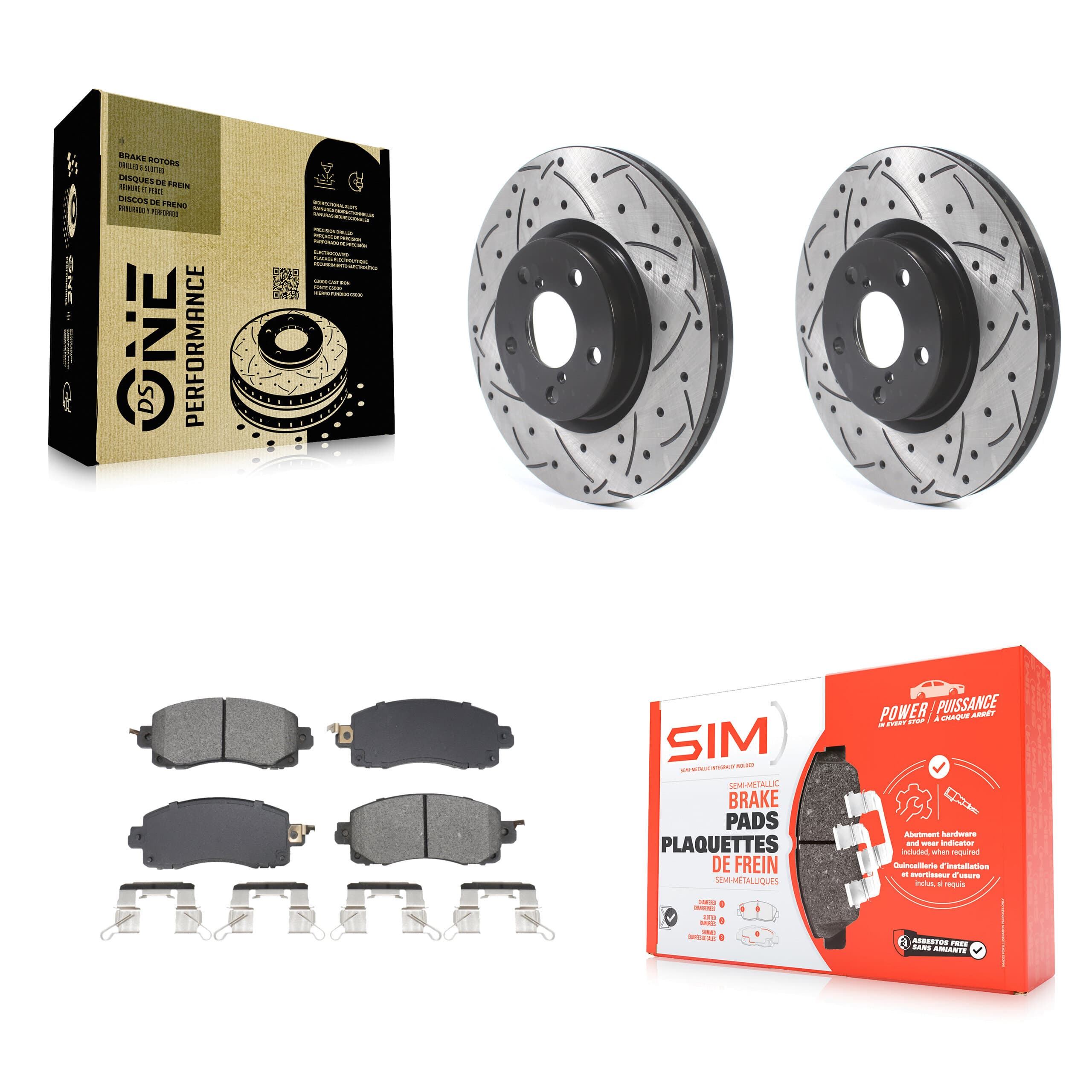 Transit Auto - KDS-101022 - Front Disc Brake Kits image 1