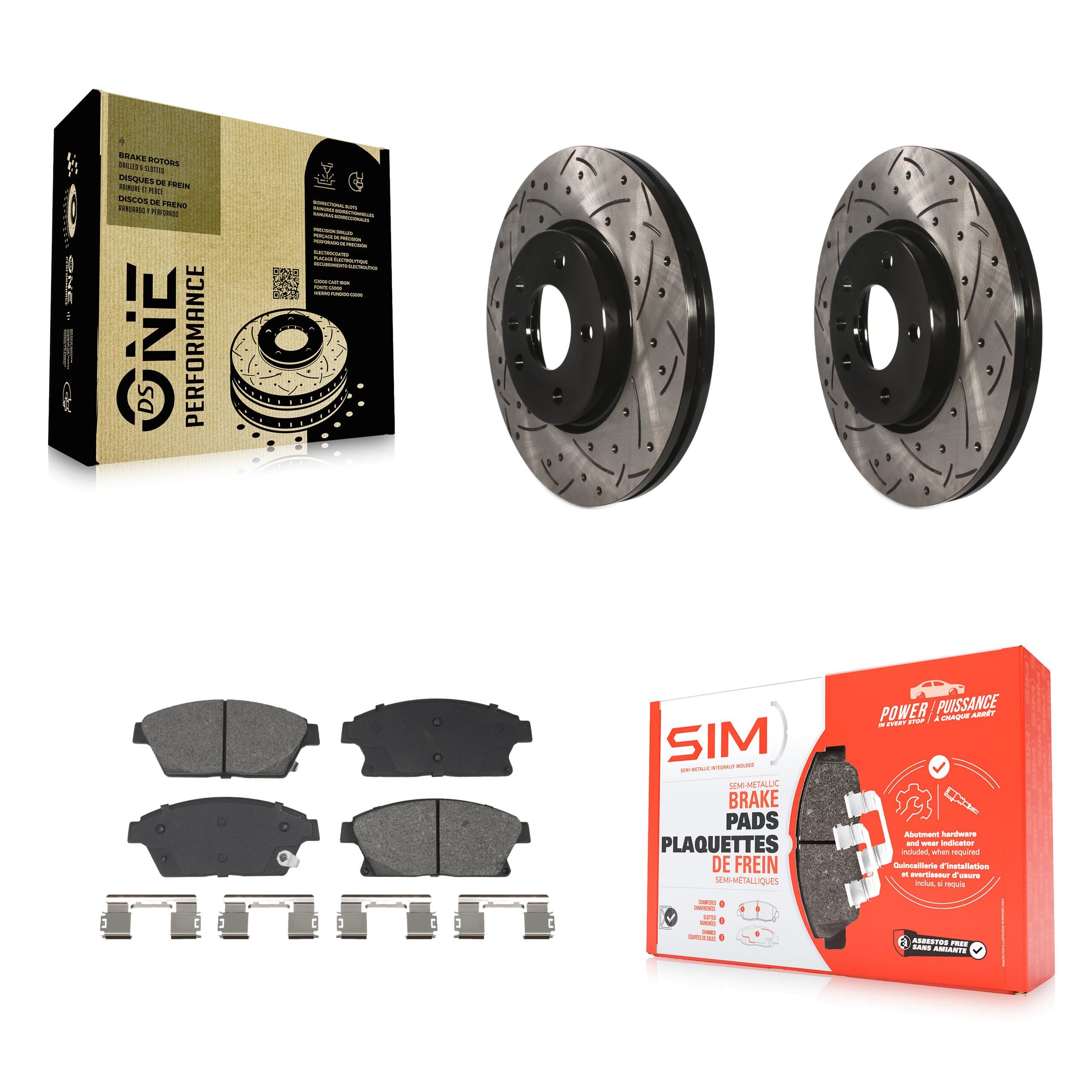 Transit Auto - KDS-101024 - Front Disc Brake Kits image 1