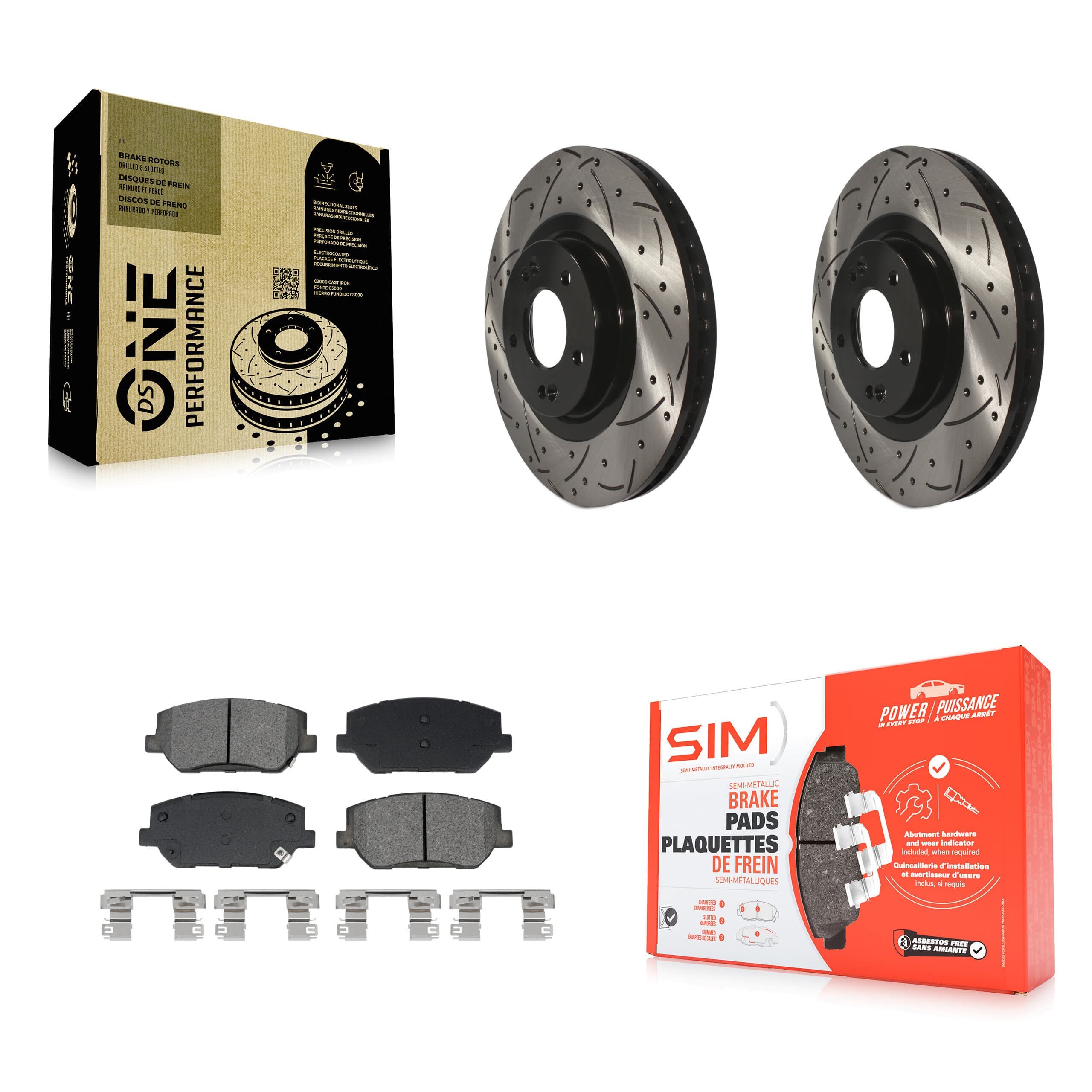 Transit Auto - KDS-101034 - Front Disc Brake Kits image 1