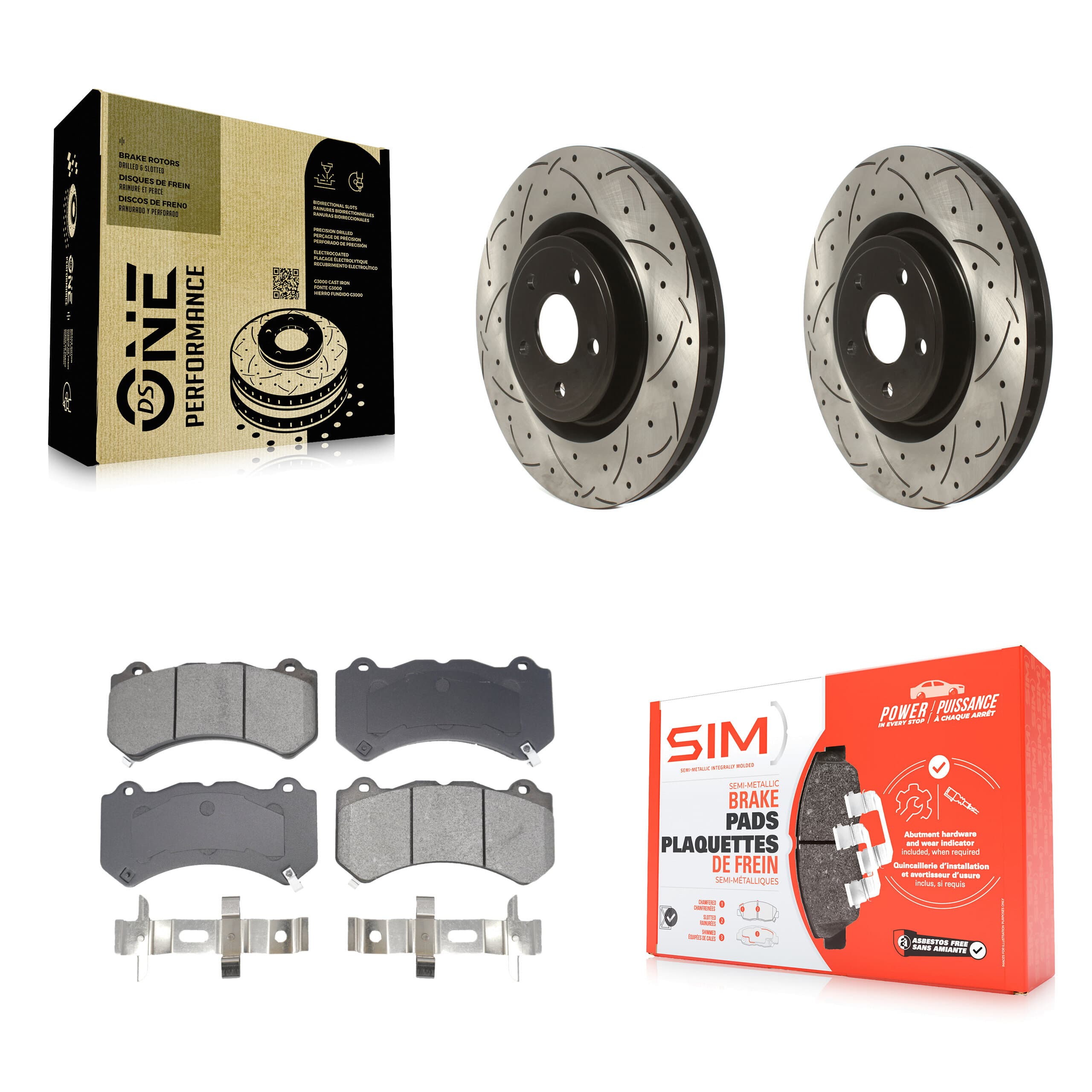 Transit Auto - KDS-101037 - Front Disc Brake Kits image 1