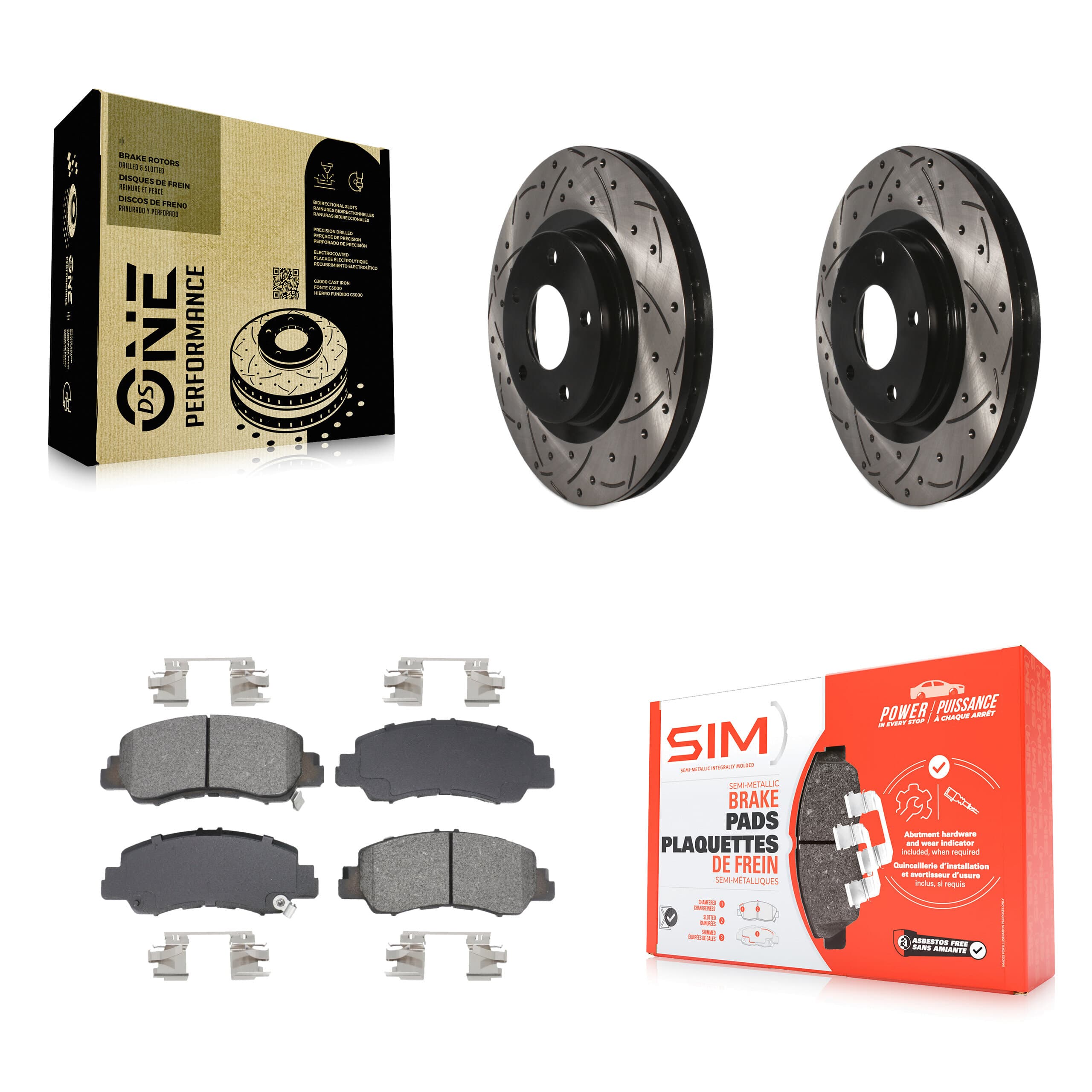Transit Auto - KDS-101048 - Front Disc Brake Kits image 1