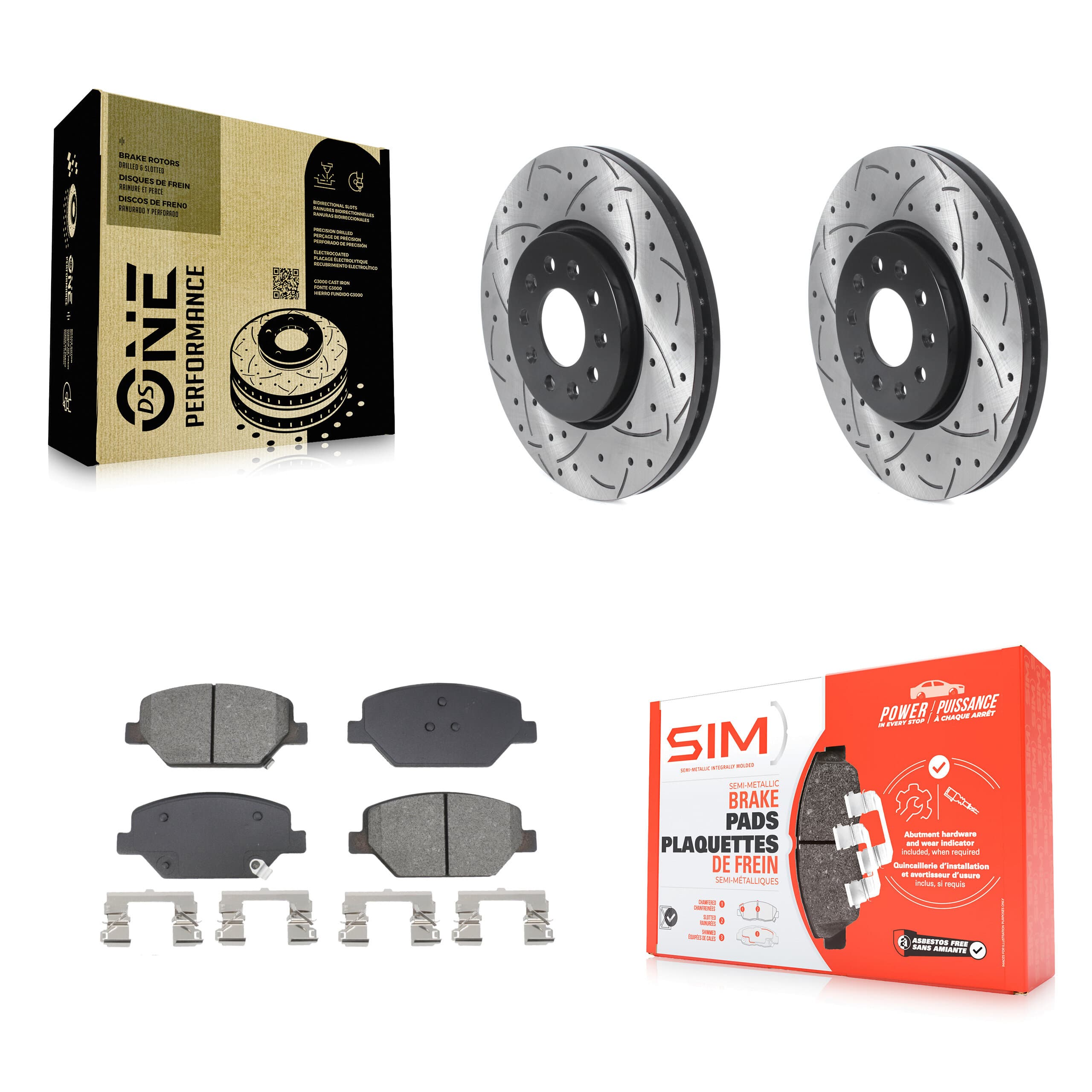 Transit Auto - KDS-101049 - Front Disc Brake Kits image 1