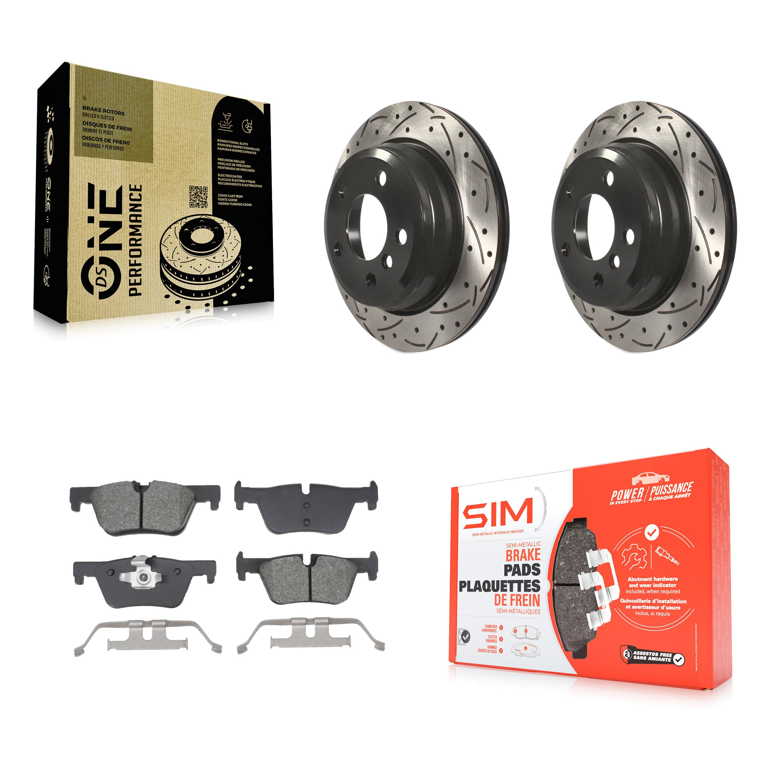 Transit Auto - KDS-101059 - Rear Disc Brake Kits image 1
