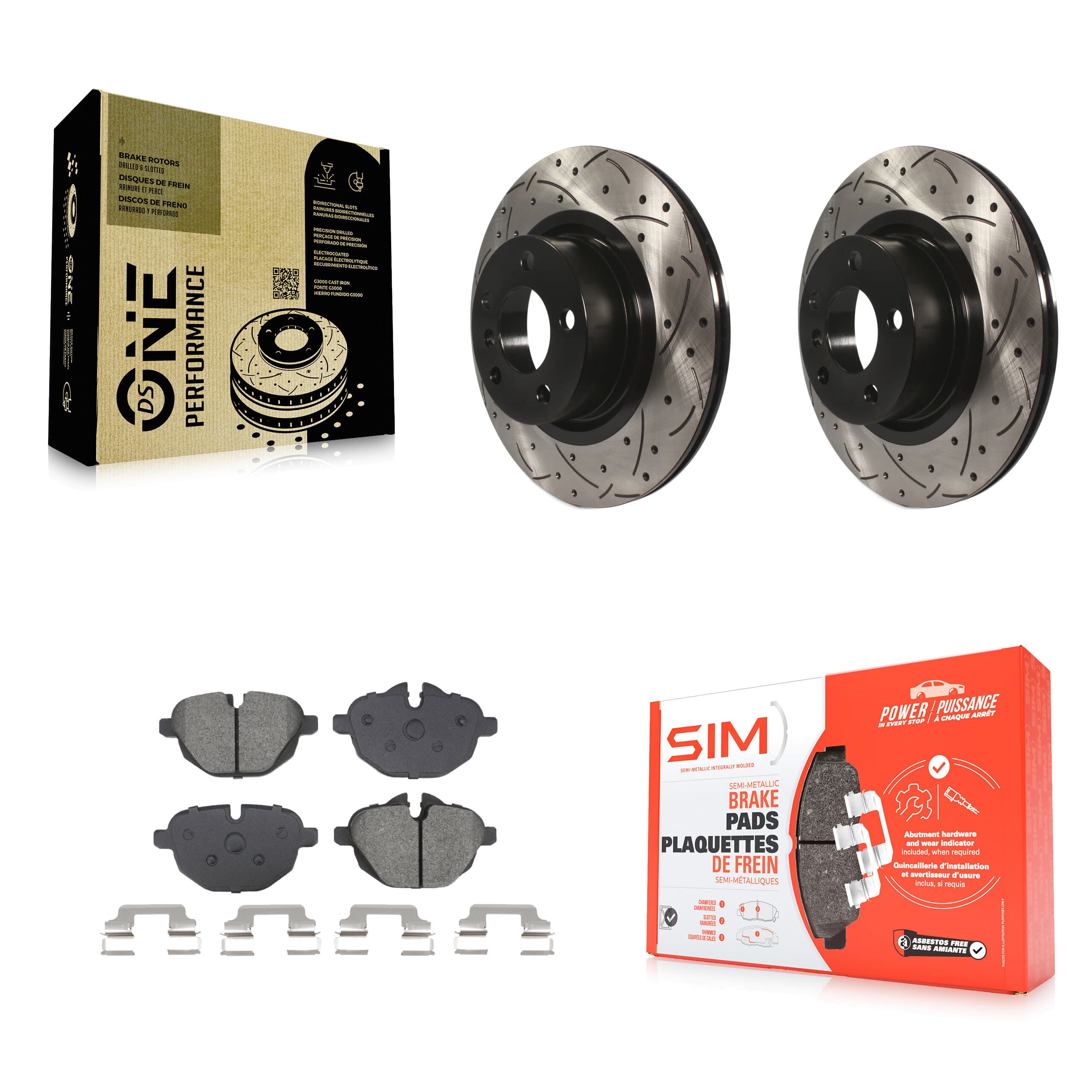 Transit Auto - KDS-101062 - Rear Disc Brake Kits image 1