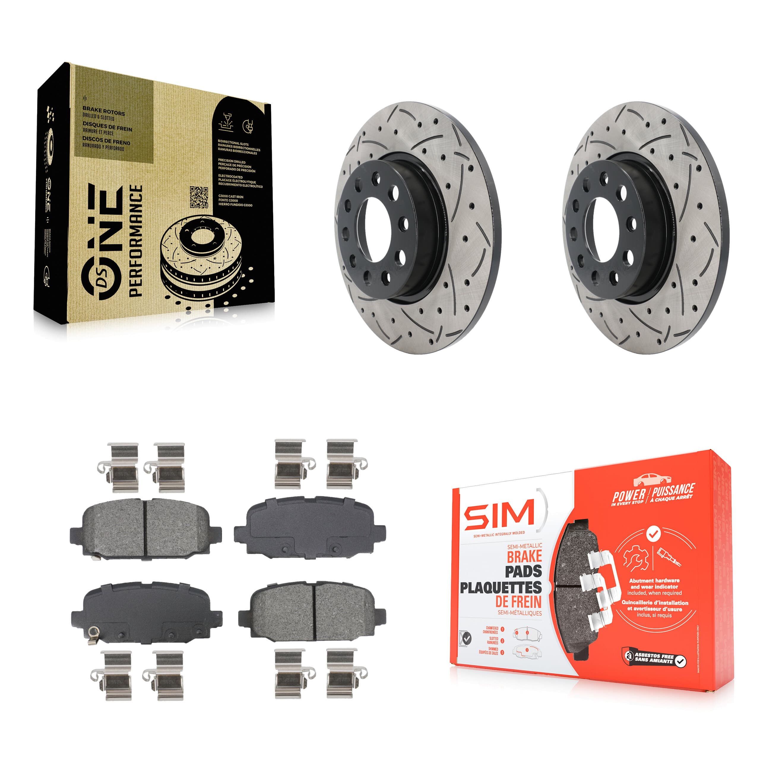 Transit Auto - KDS-101072 - Rear Disc Brake Kits image 1