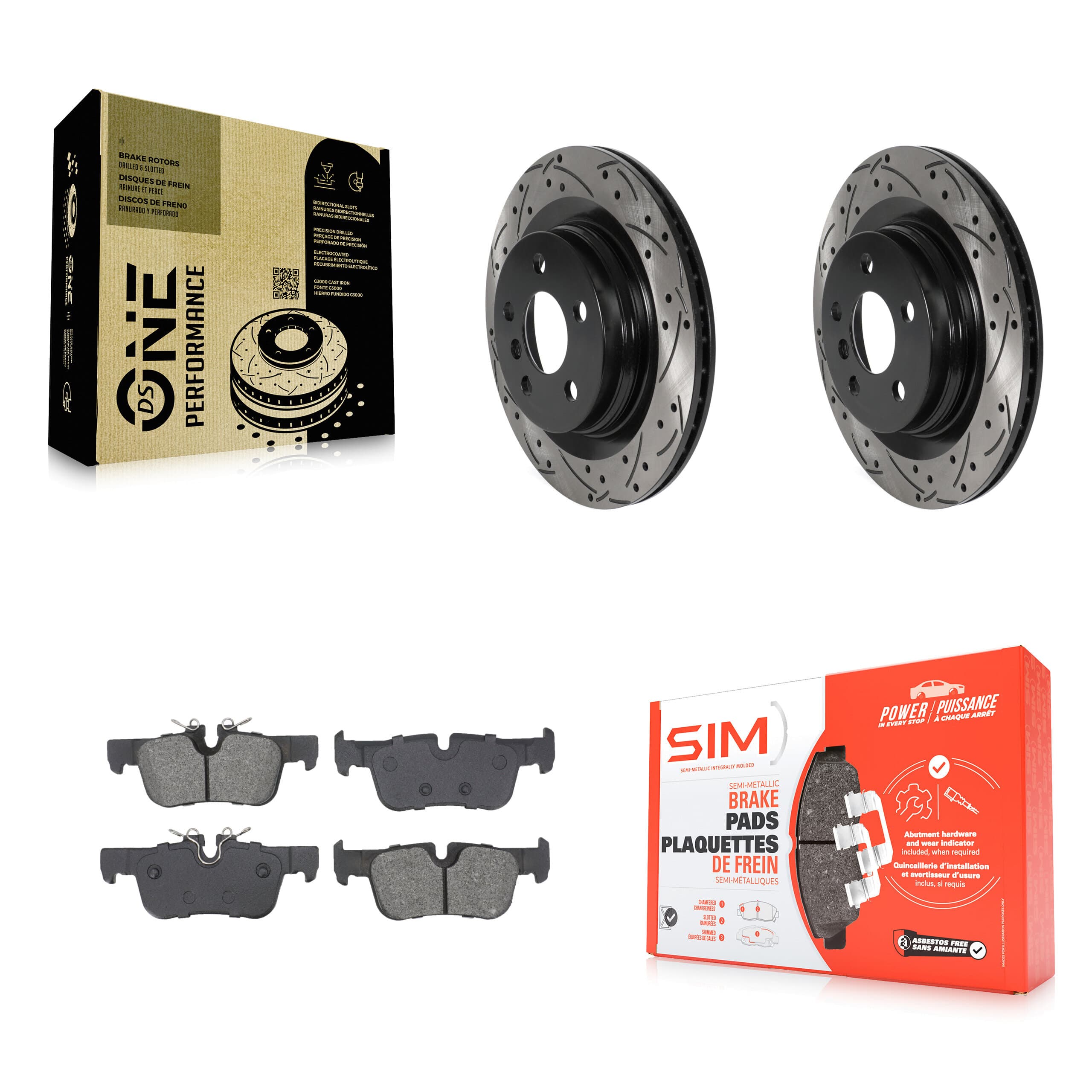 Transit Auto - KDS-101074 - Rear Disc Brake Kits image 1