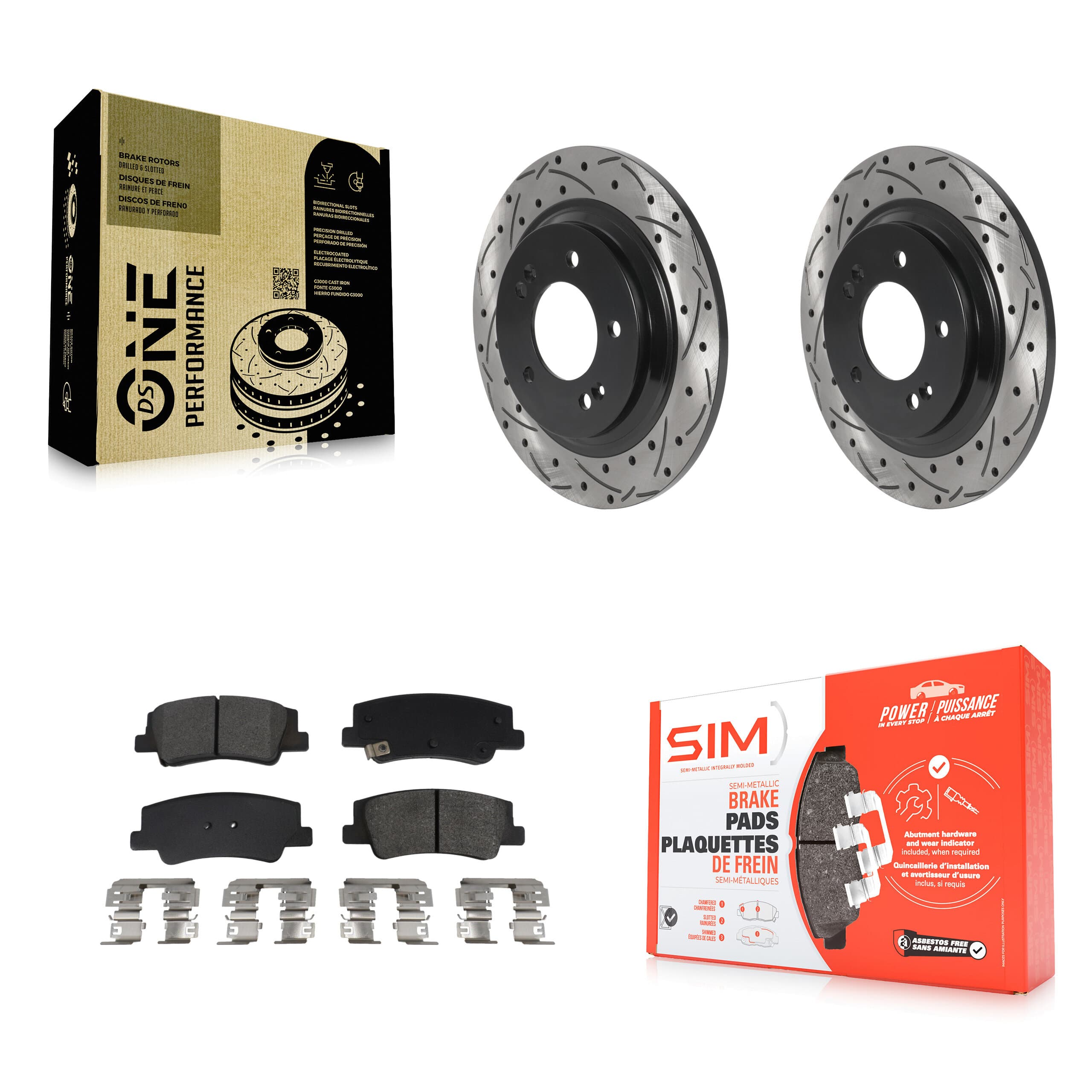 Transit Auto - KDS-101078 - Rear Disc Brake Kits image 1