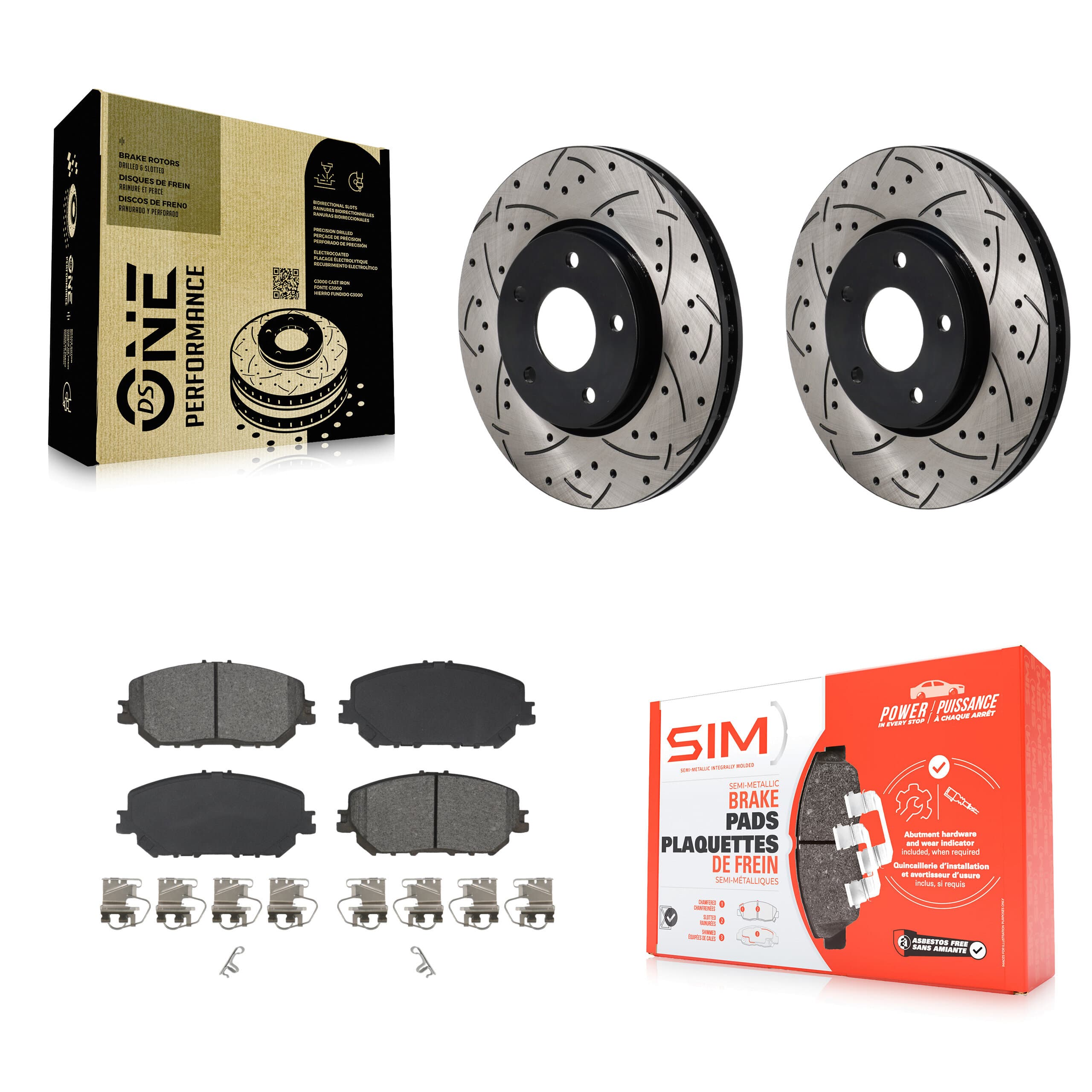 Transit Auto - KDS-101106 - Front Disc Brake Kits image 1