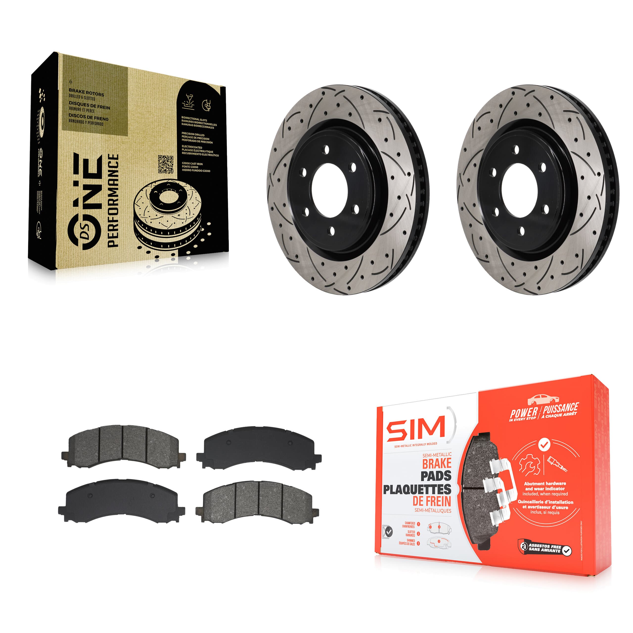 Transit Auto - KDS-101111 - Front Disc Brake Kits image 1