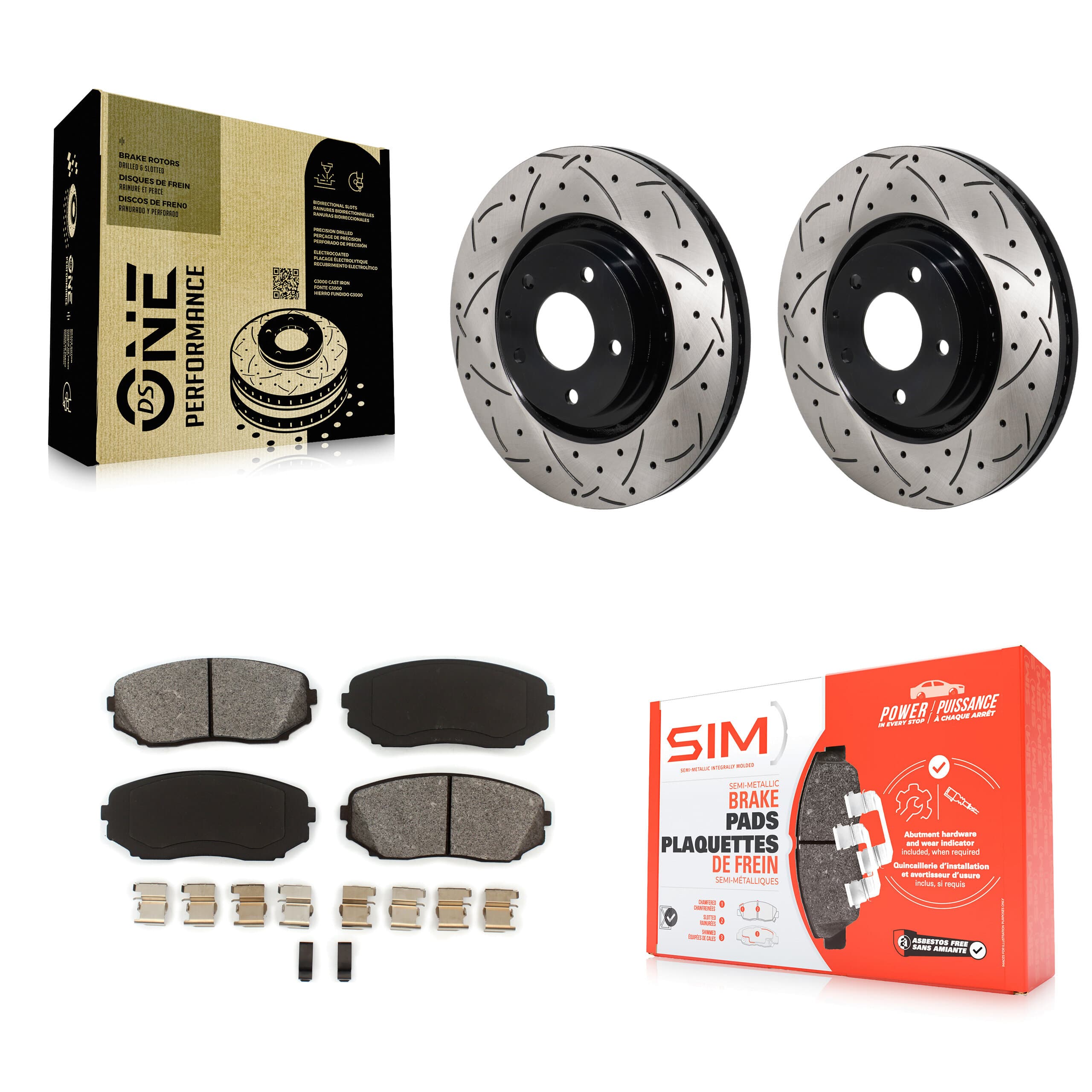 Transit Auto - KDS-101123 - Front Disc Brake Kits image 1