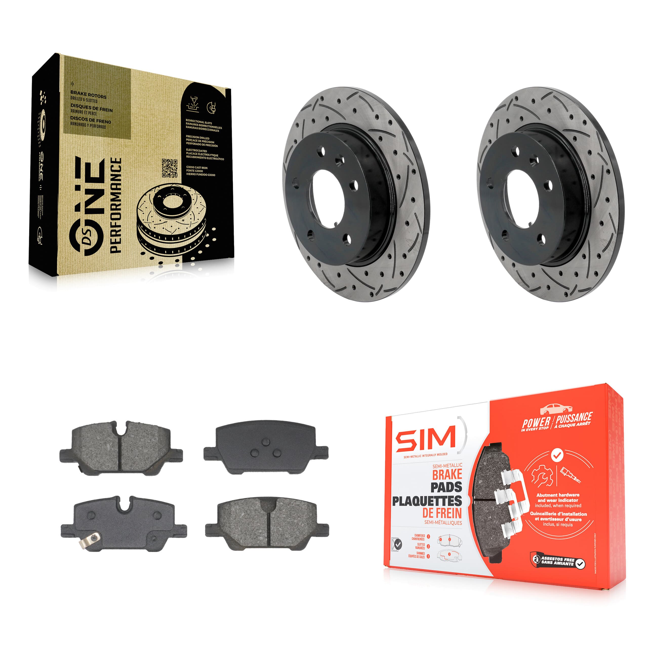 Transit Auto - KDS-101161 - Rear Disc Brake Kits image 1