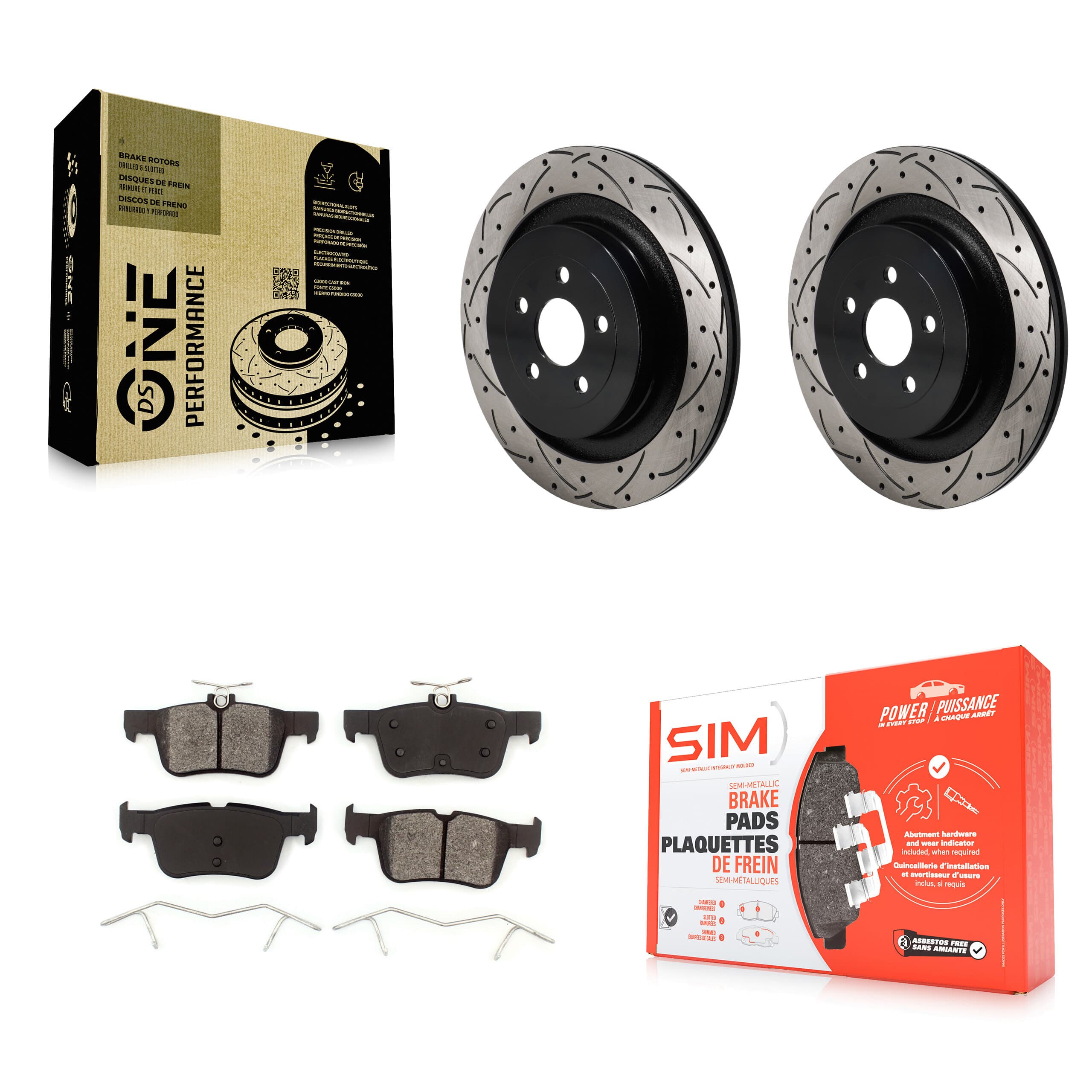 Transit Auto - KDS-101162 - Rear Disc Brake Kits image 1