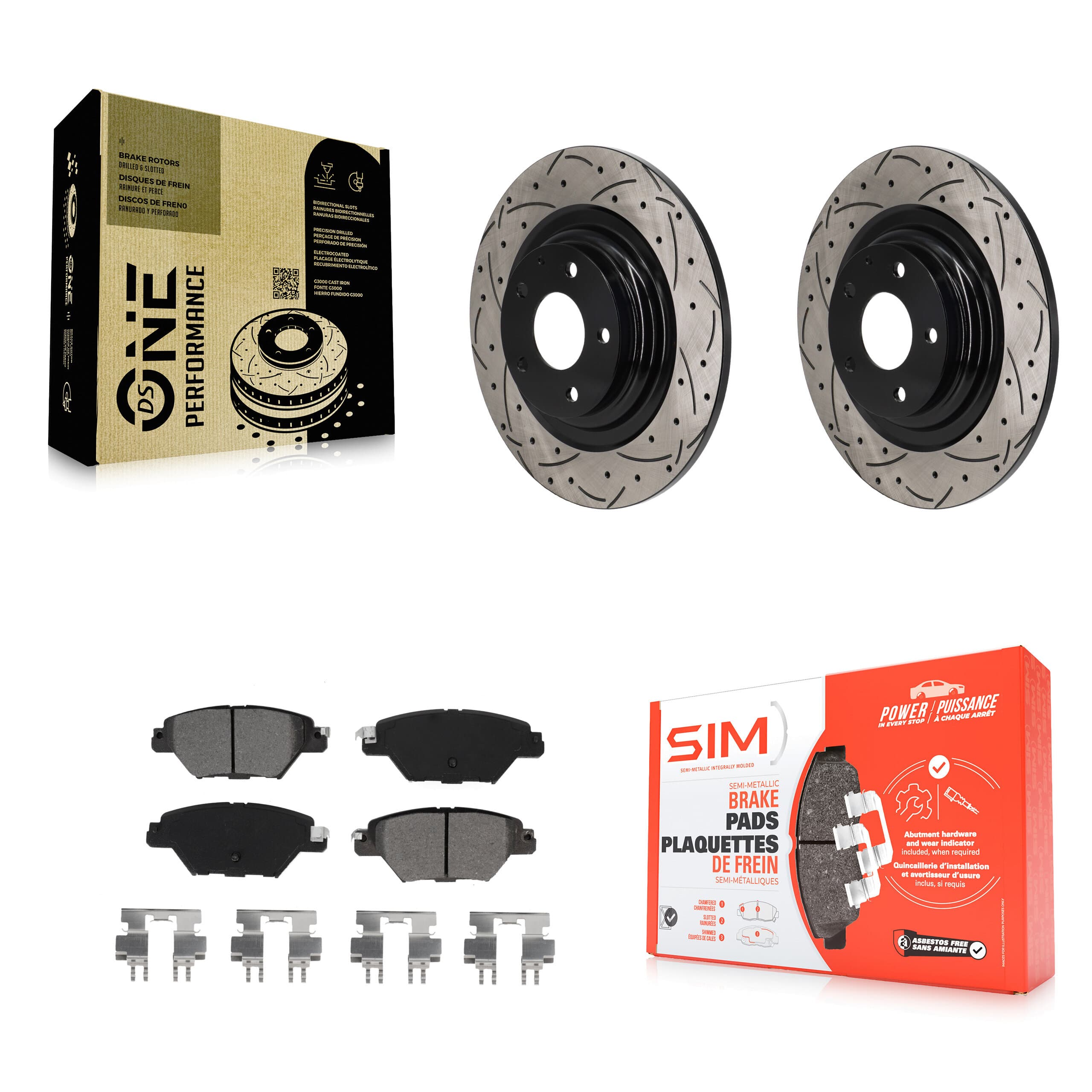 Transit Auto - KDS-101165 - Rear Disc Brake Kits image 1