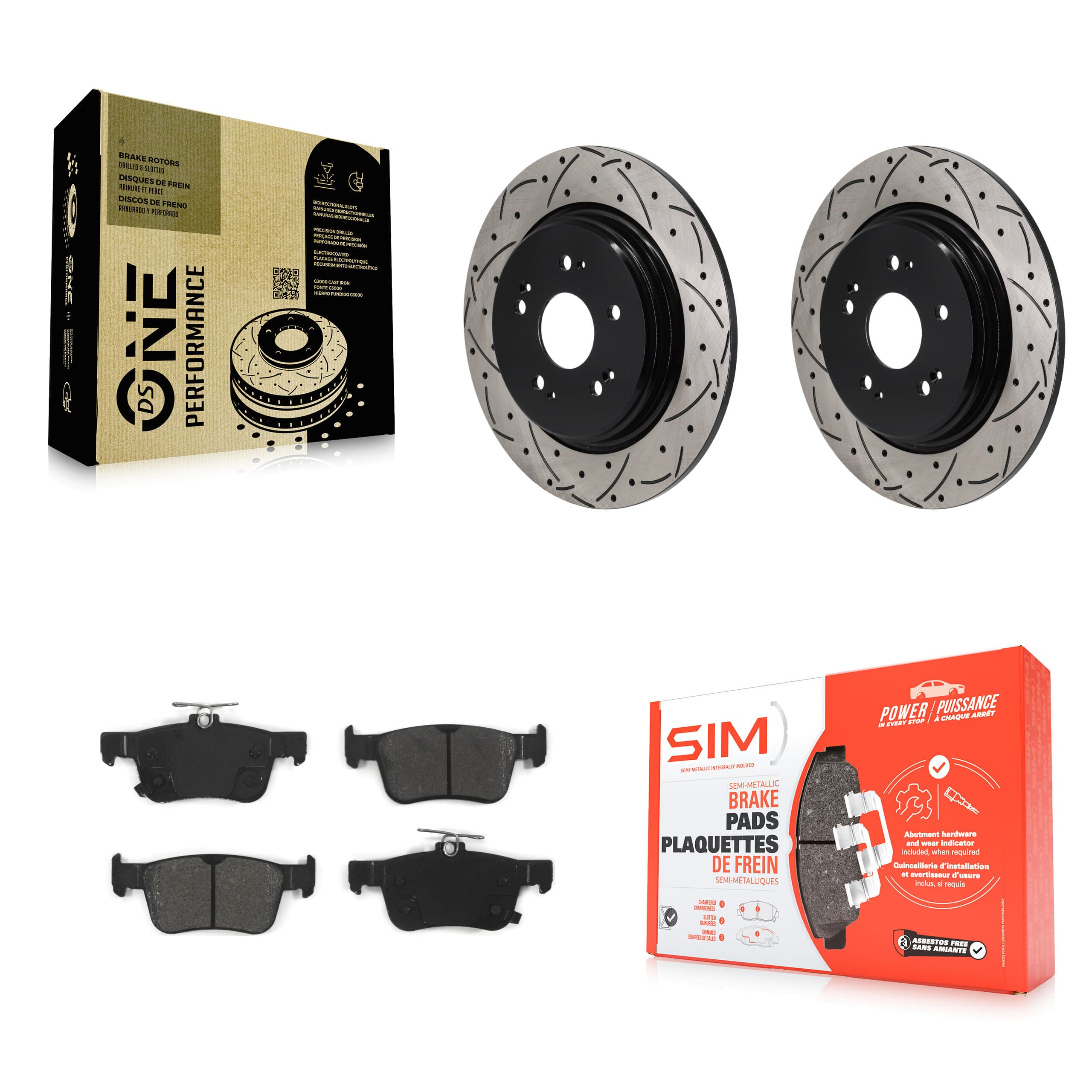 Transit Auto - KDS-101168 - Rear Disc Brake Kits image 1