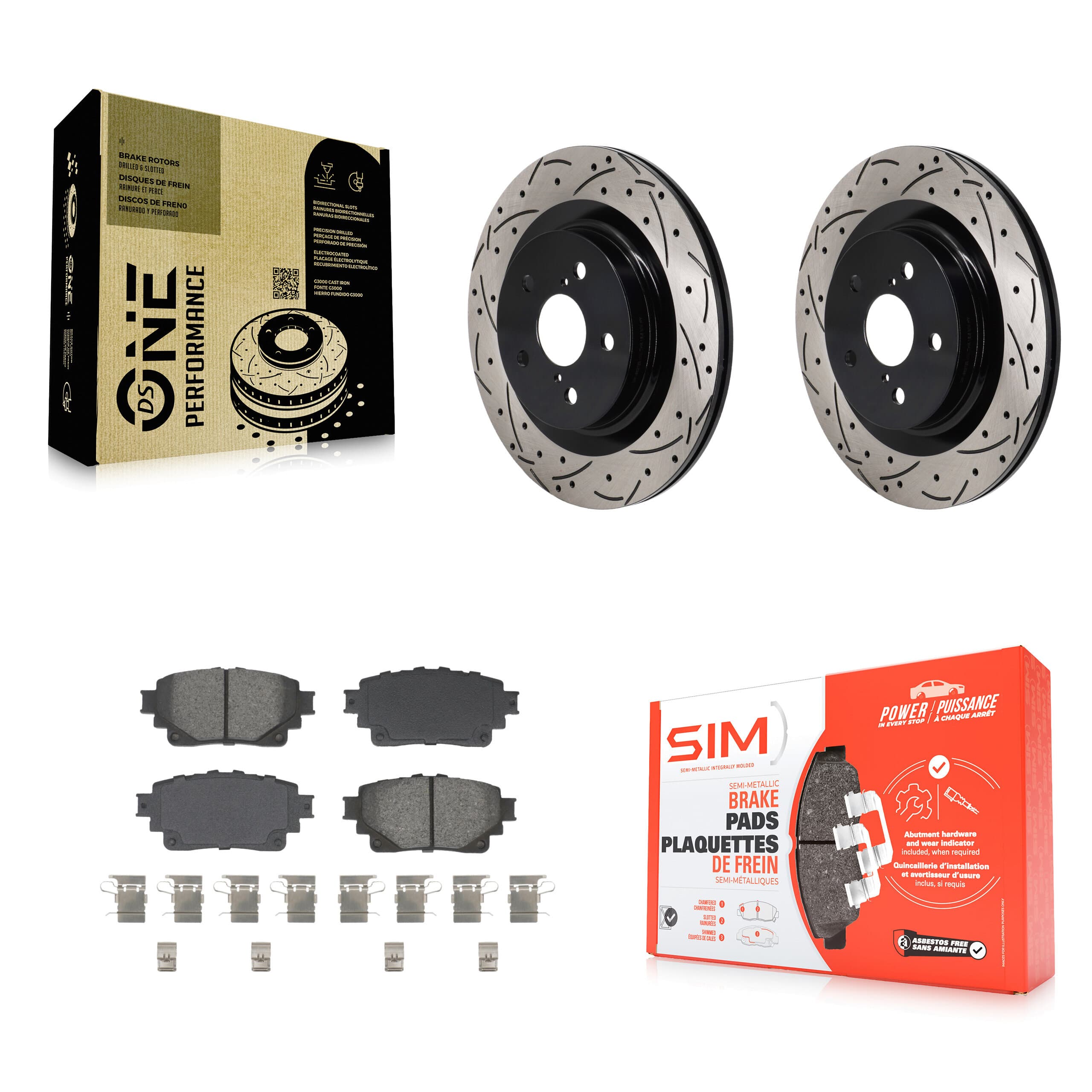 Transit Auto - KDS-101172 - Rear Disc Brake Kits image 1