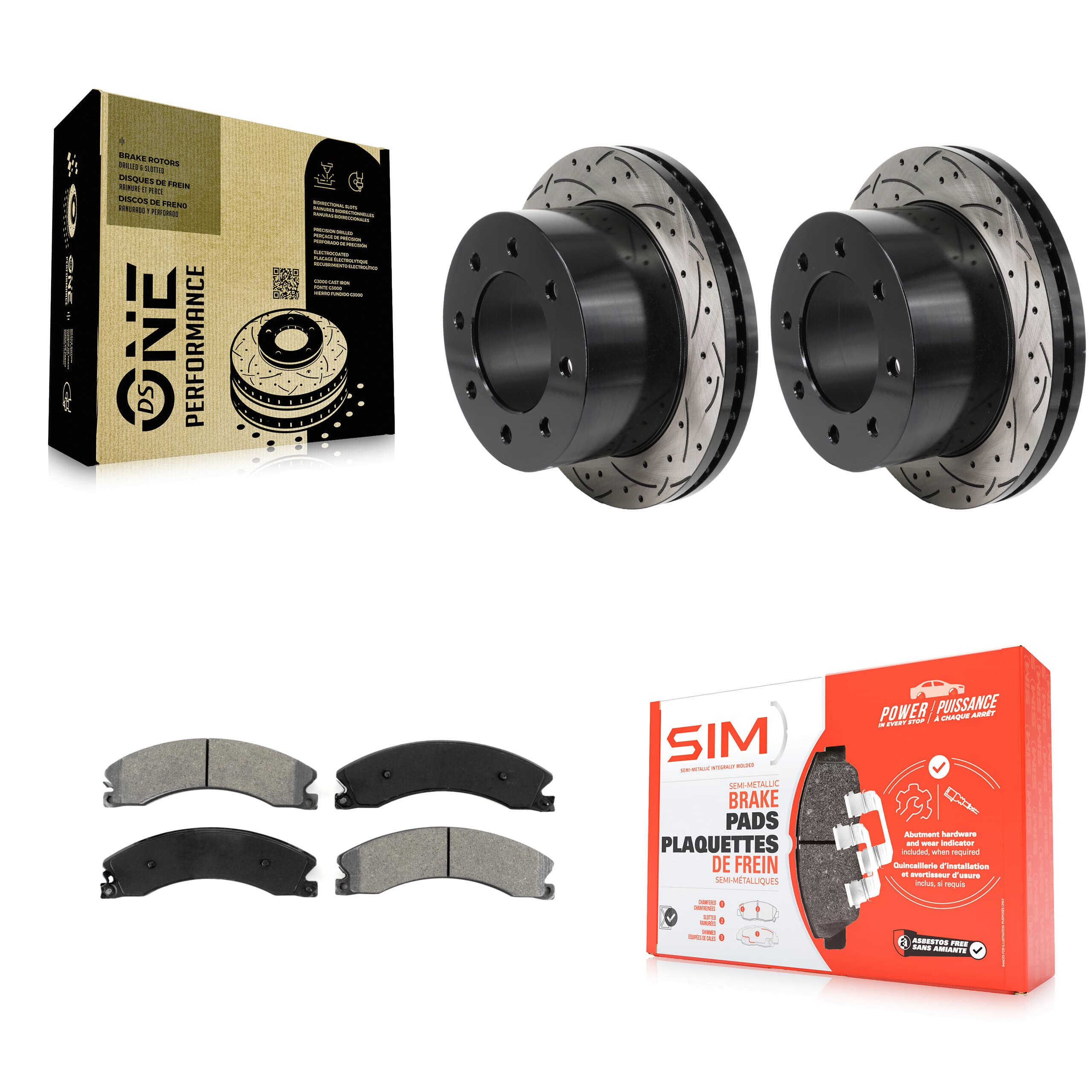 Transit Auto - KDS-101176 - Rear Disc Brake Kits image 1