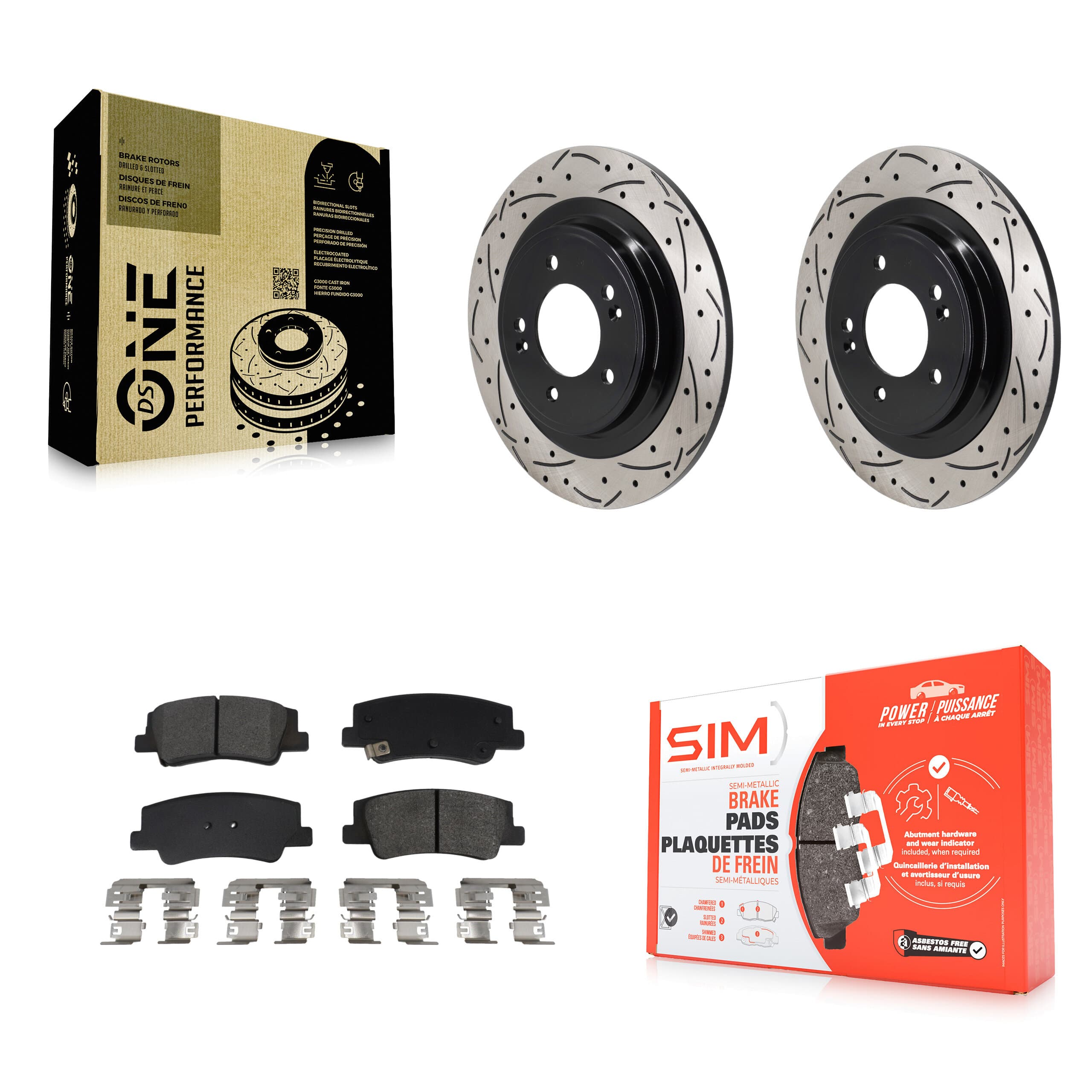 Transit Auto - KDS-101184 - Rear Disc Brake Kits image 1