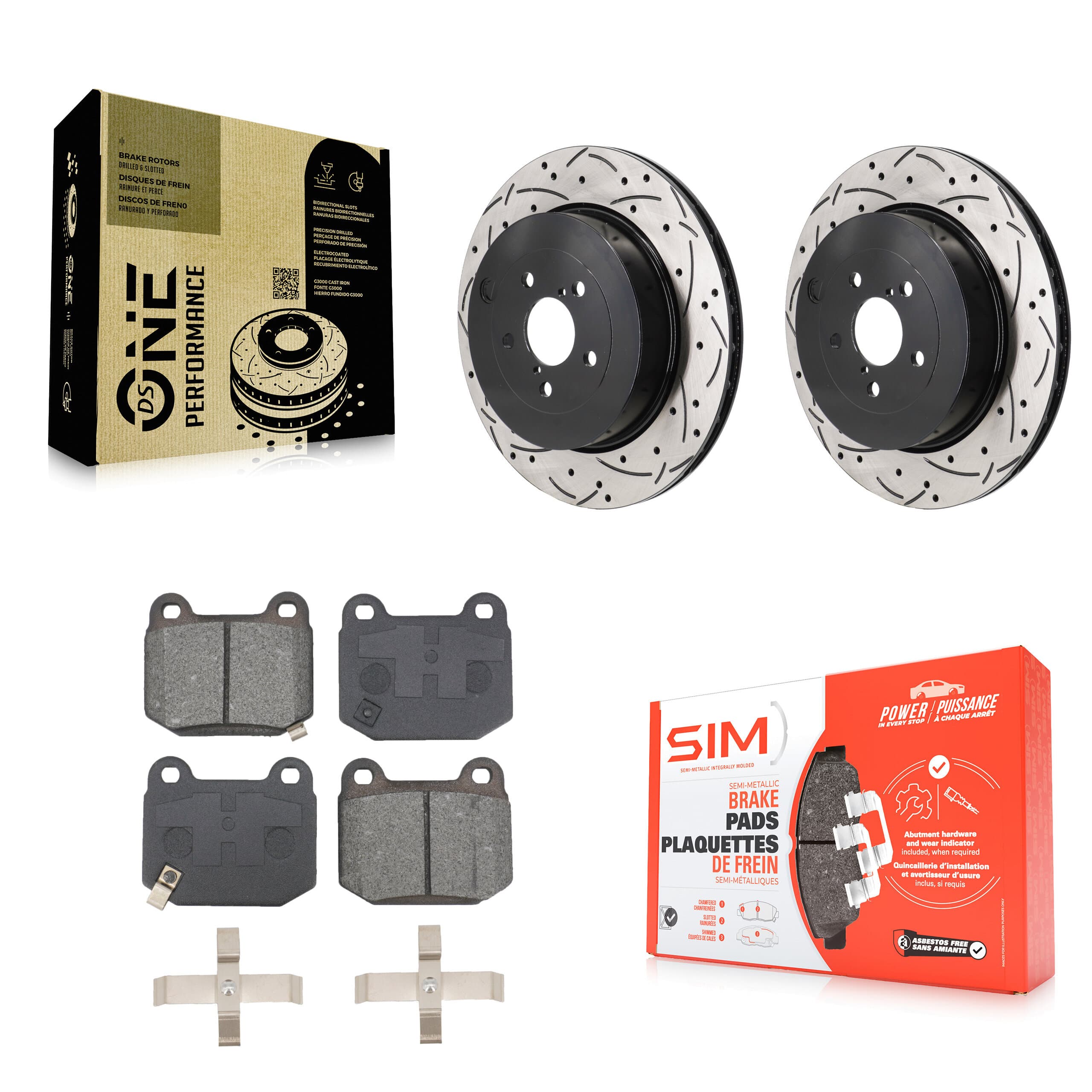 Transit Auto - KDS-101190 - Rear Disc Brake Kits image 1