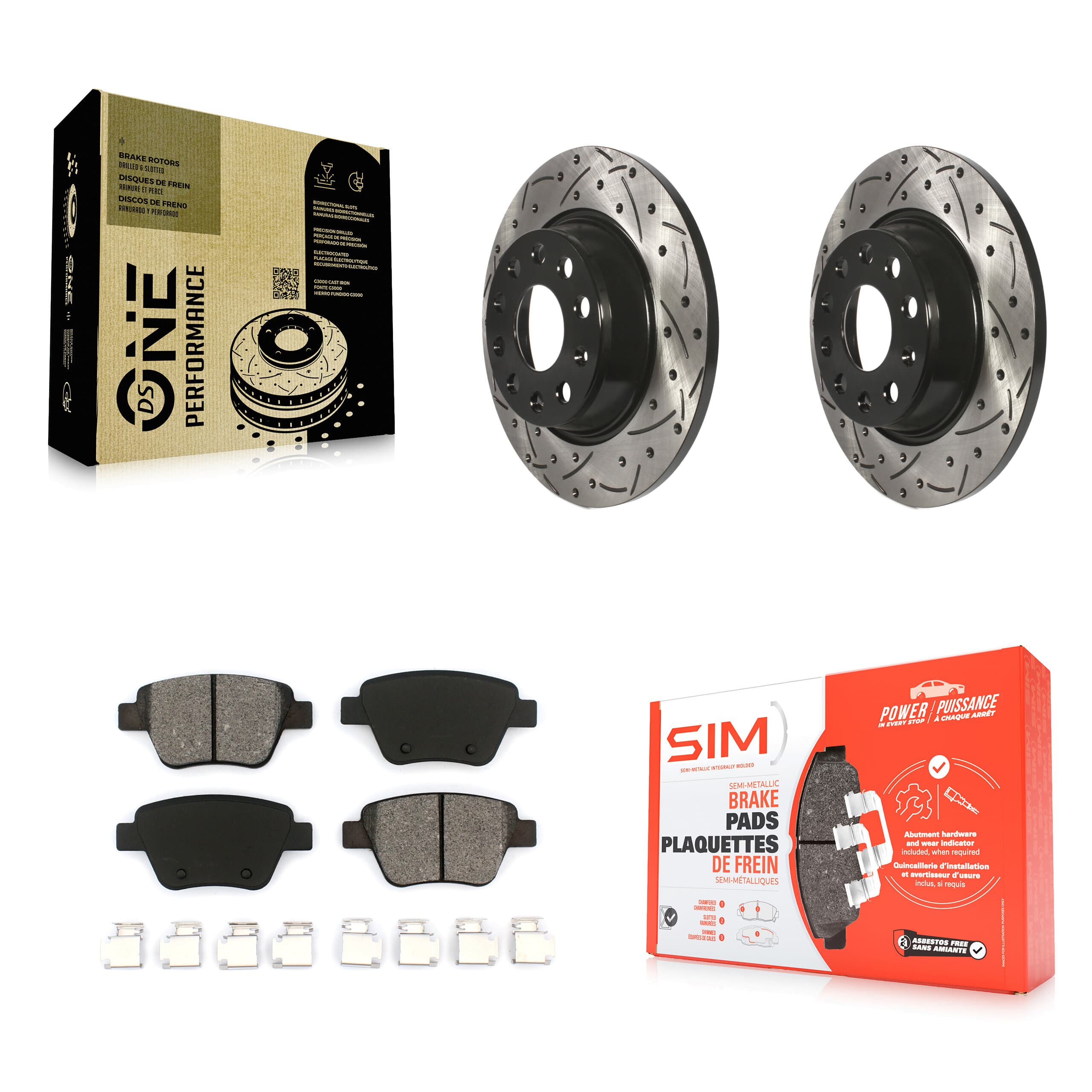 Transit Auto - KDS-101648 - Rear Disc Brake Kits image 1