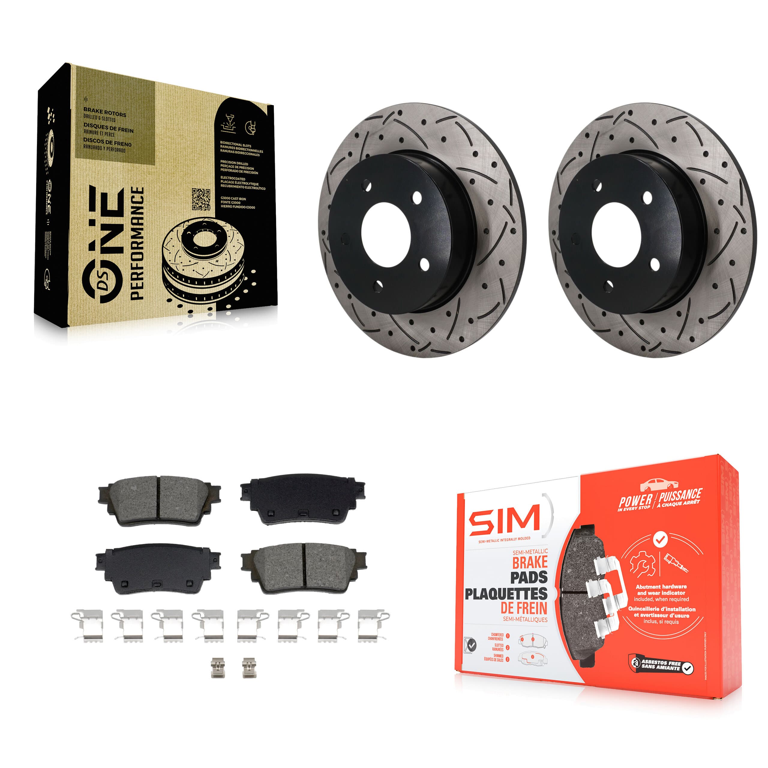 Transit Auto - KDS-101651 - Rear Disc Brake Kits image 1