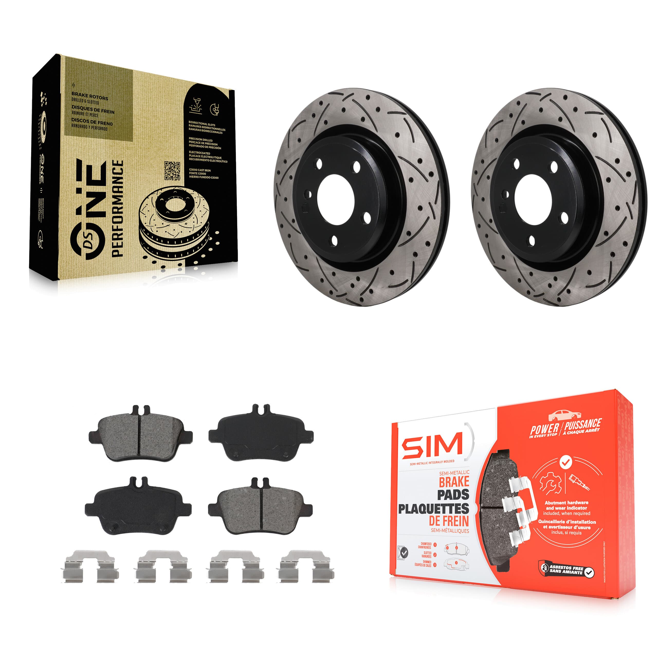 Transit Auto - KDS-101657 - Rear Disc Brake Kits image 1