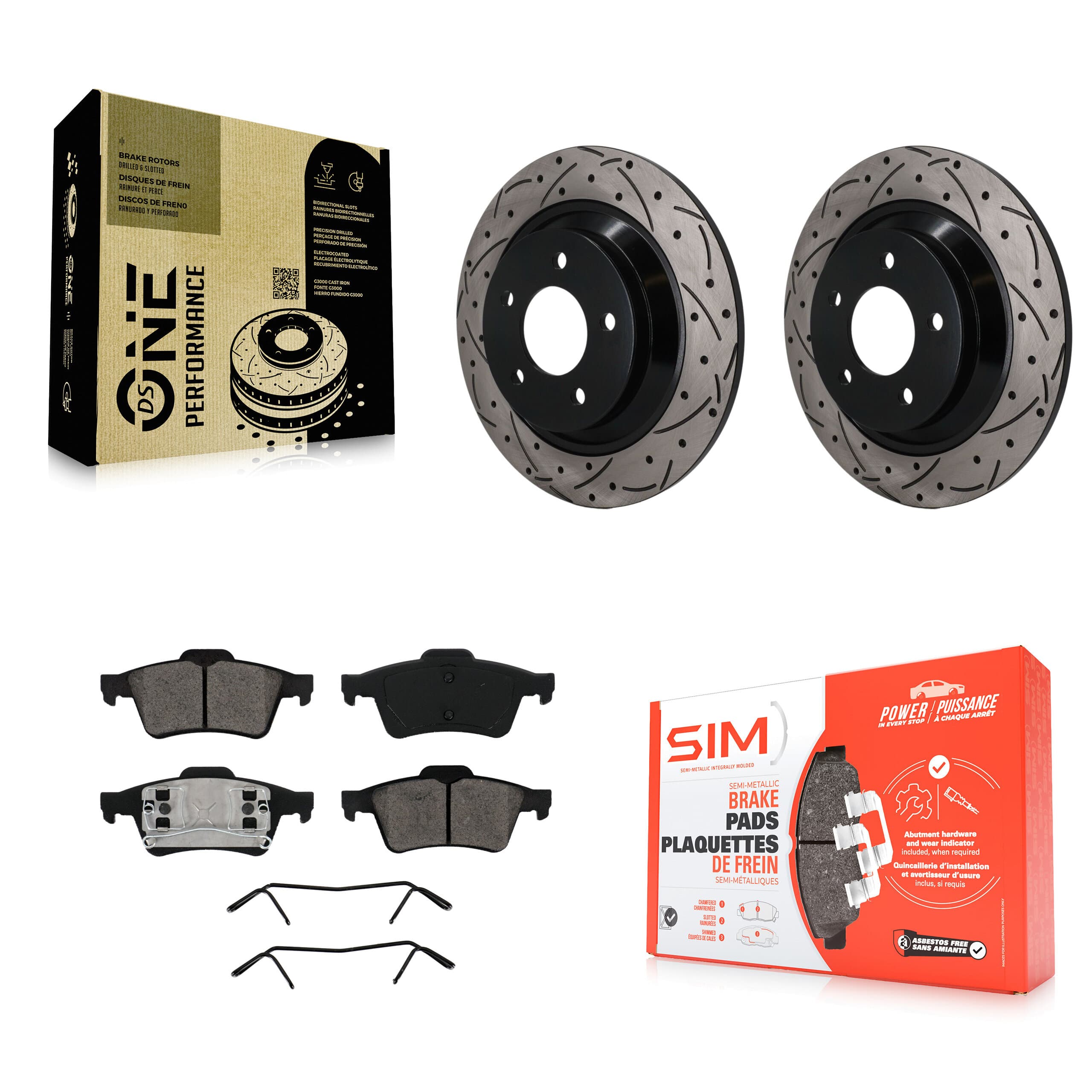 Transit Auto - KDS-101667 - Rear Disc Brake Kits image 1