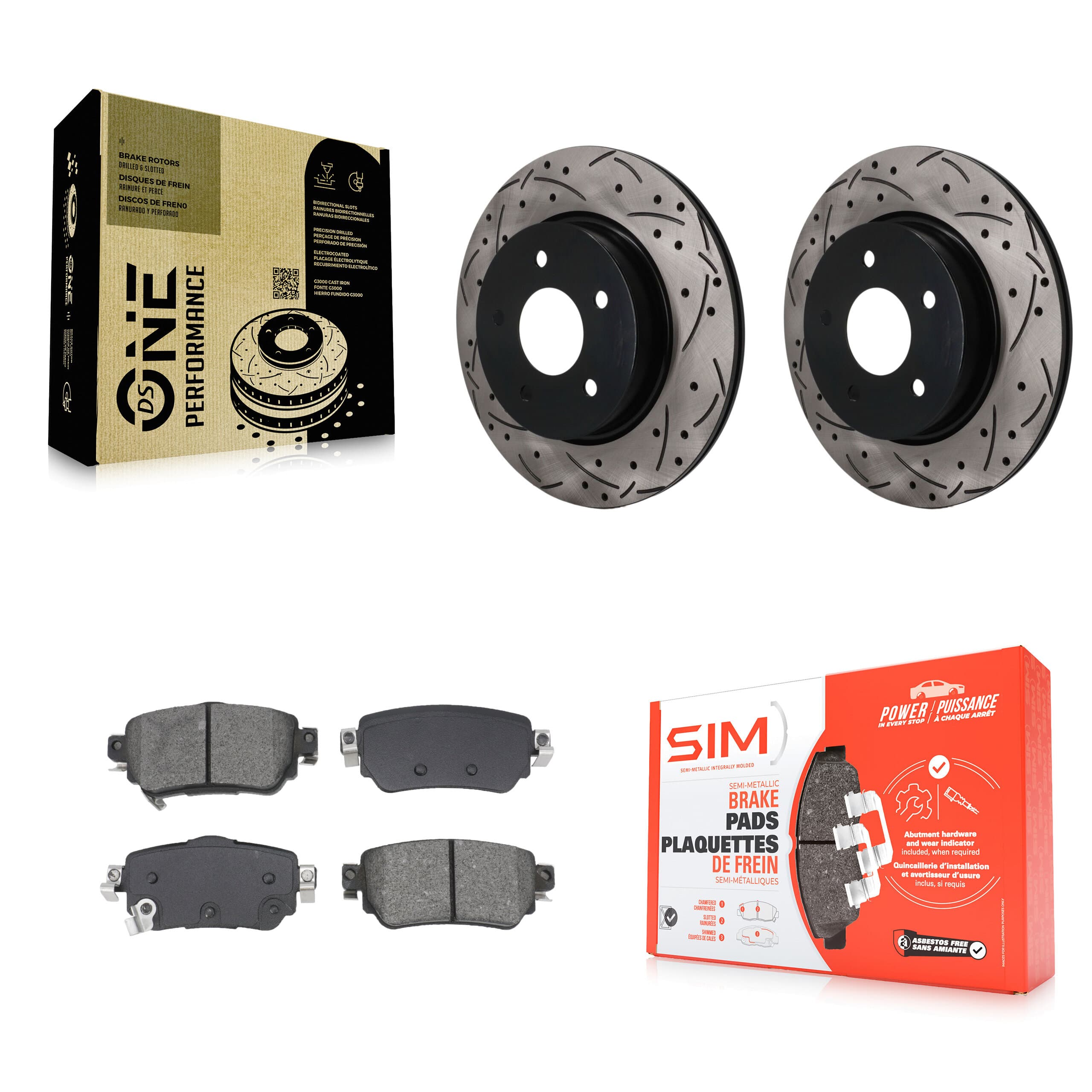 Transit Auto - KDS-101691 - Rear Disc Brake Kits image 1