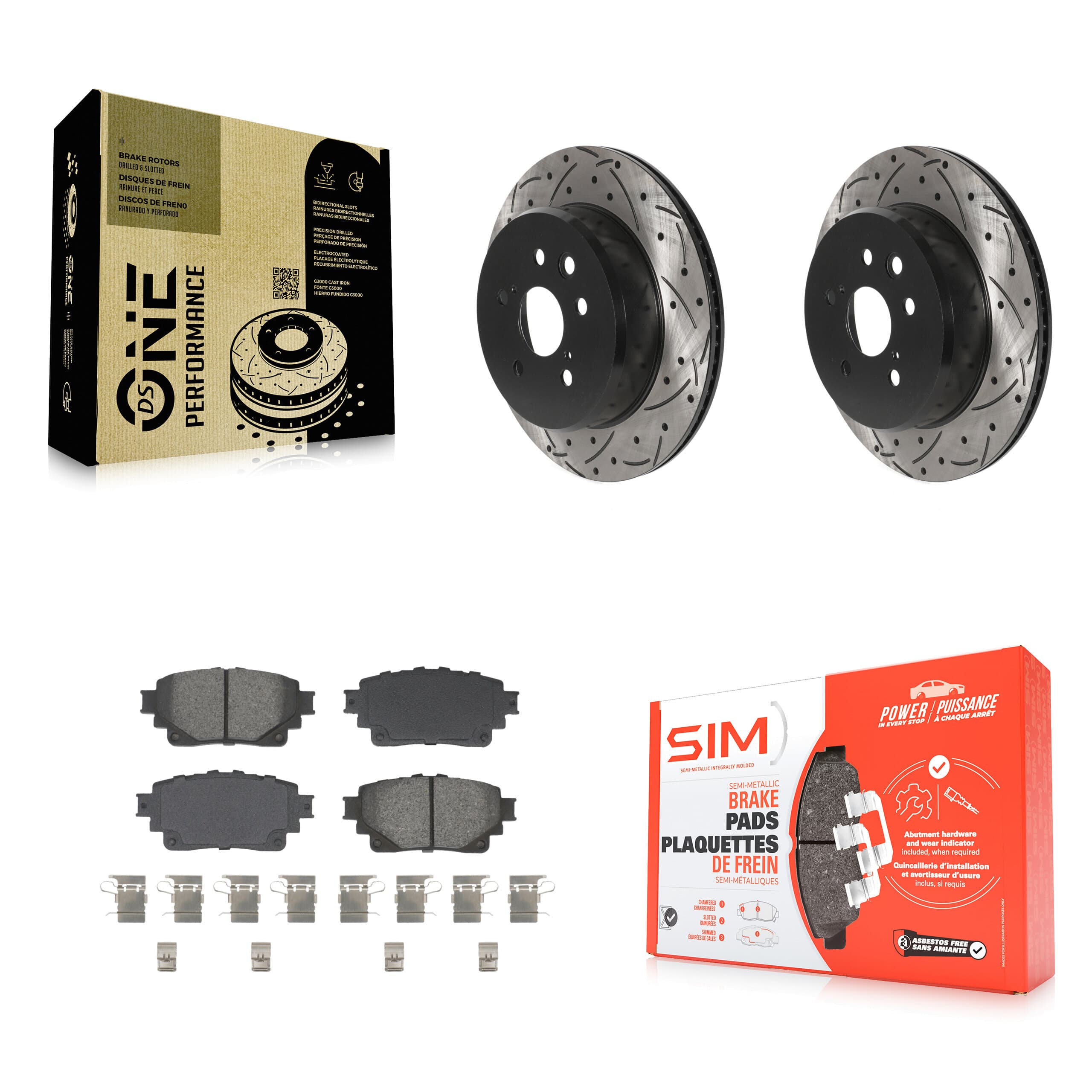 Transit Auto - KDS-101694 - Rear Disc Brake Kits image 1