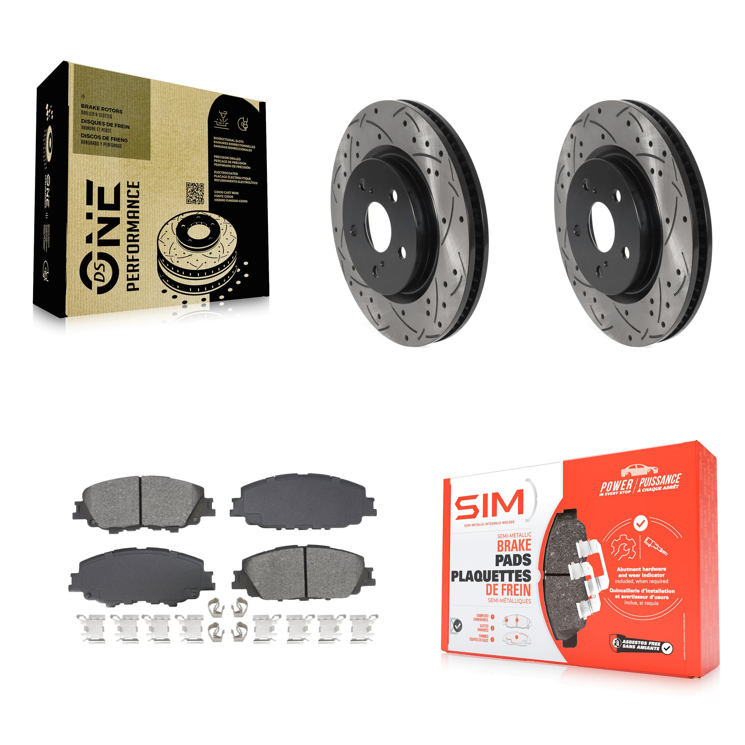 Transit Auto - KDS-101714 - Front Disc Brake Kits image 1
