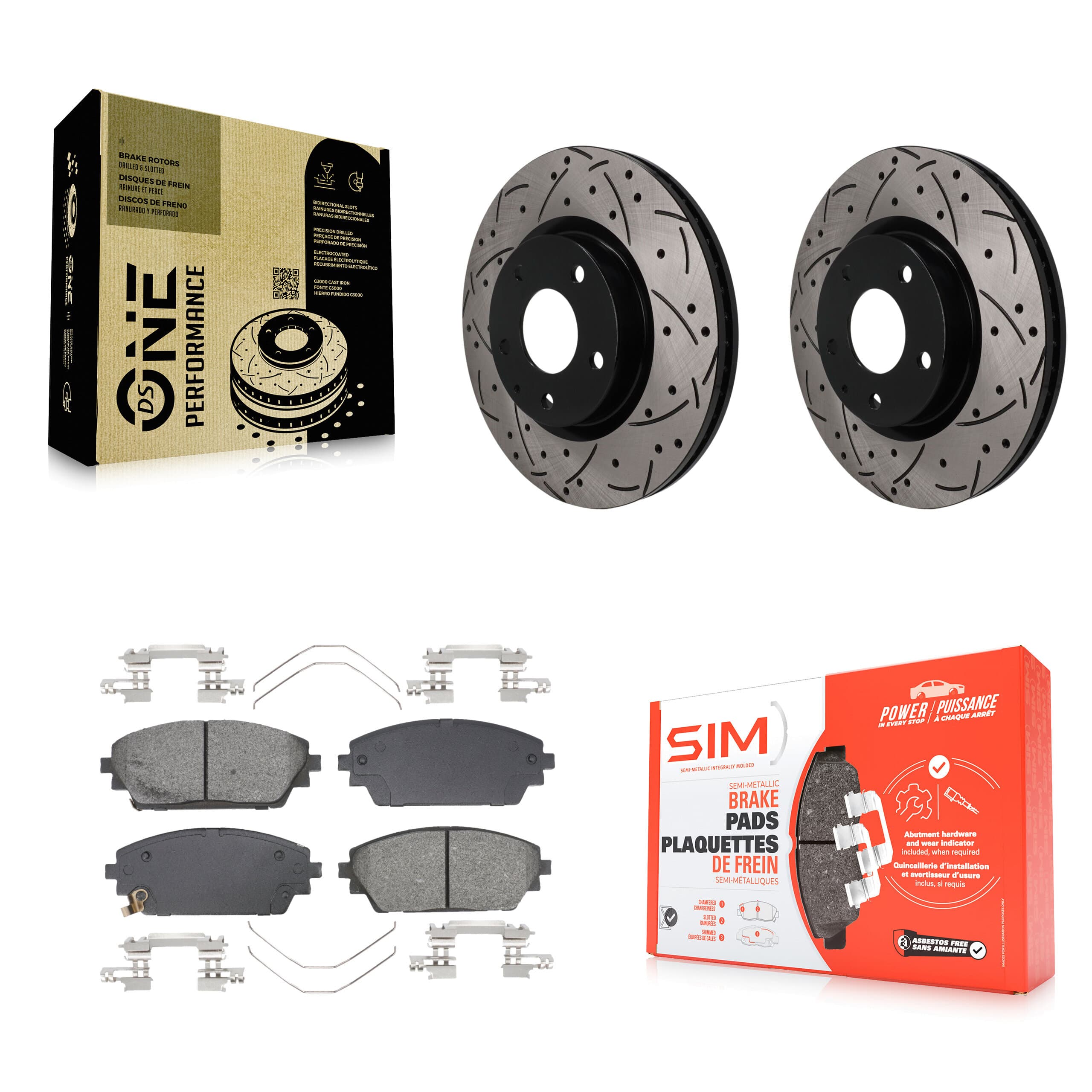 Transit Auto - KDS-101716 - Front Disc Brake Kits image 1