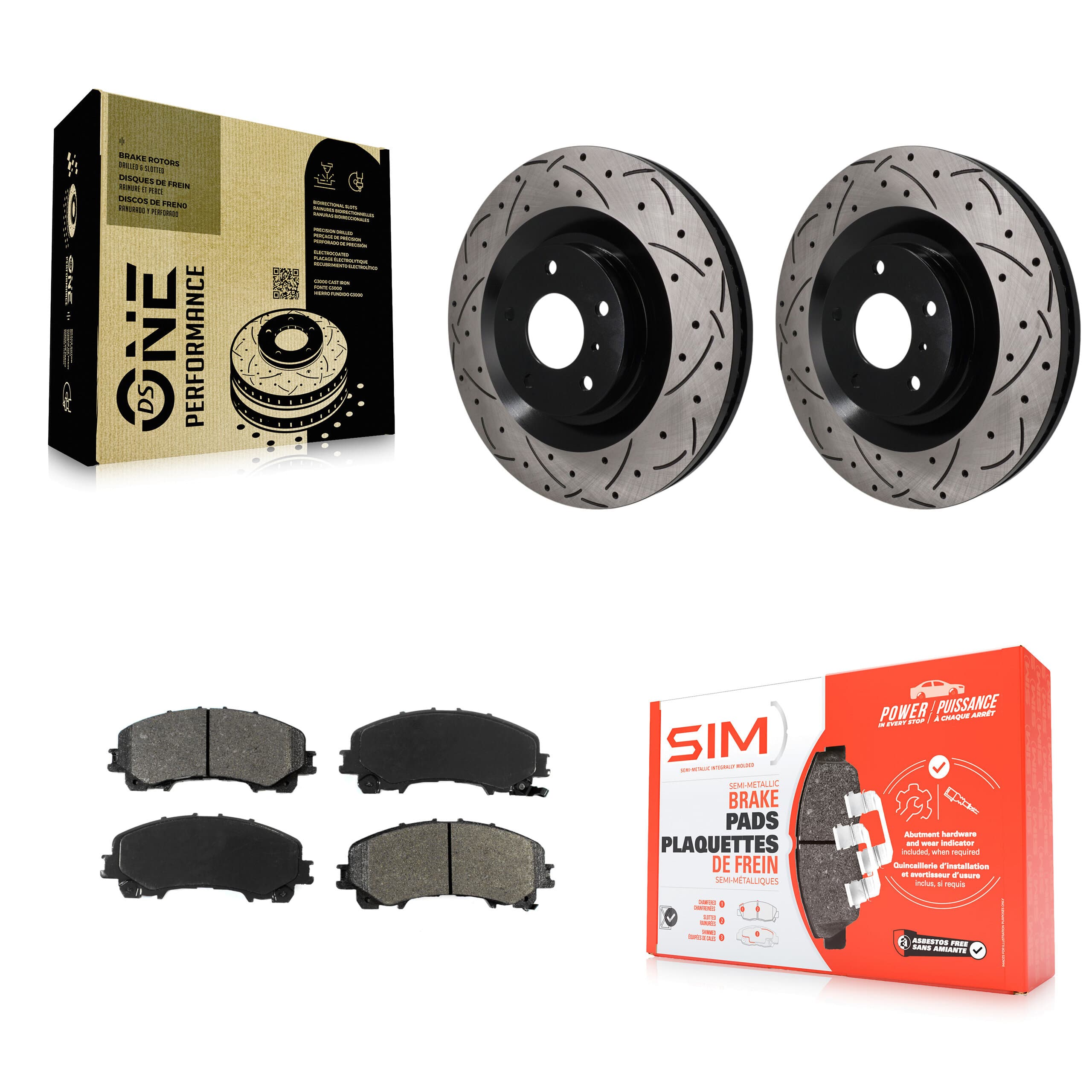 Transit Auto - KDS-101719 - Front Disc Brake Kits image 1