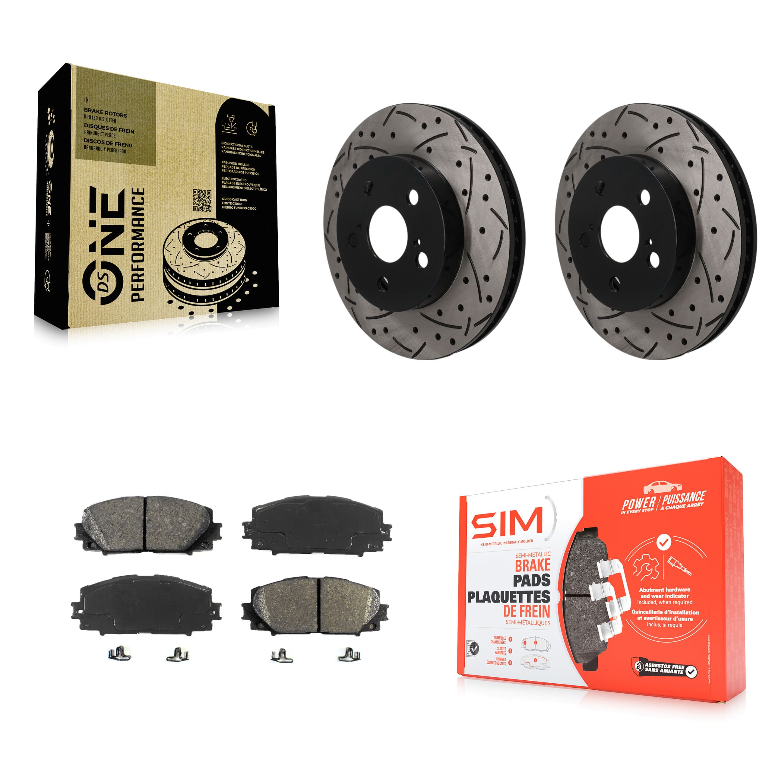 Transit Auto - KDS-101728 - Front Disc Brake Kits image 1
