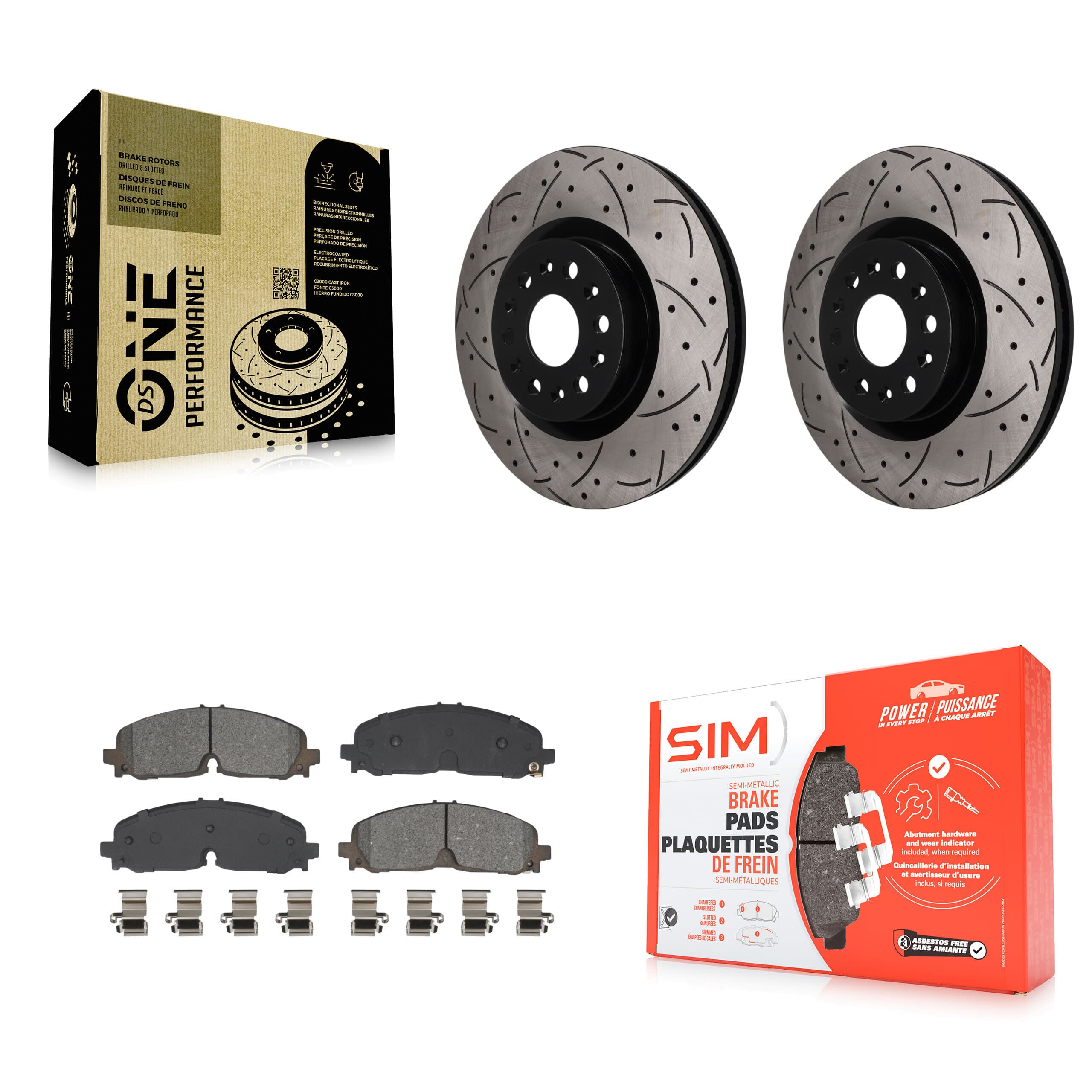 Transit Auto - KDS-101737 - Front Disc Brake Kits image 1