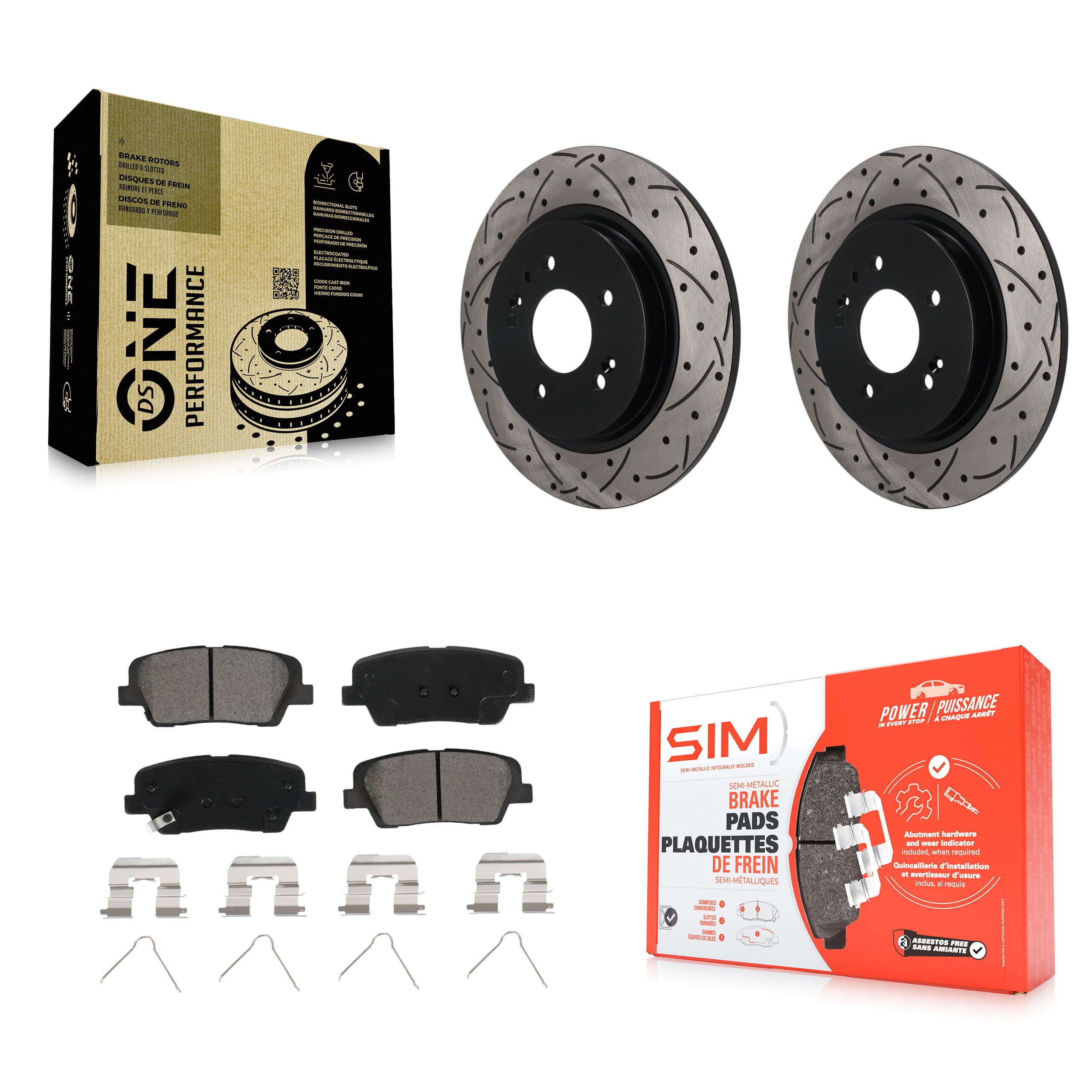 Transit Auto - KDS-101807 - Rear Disc Brake Kits image 1