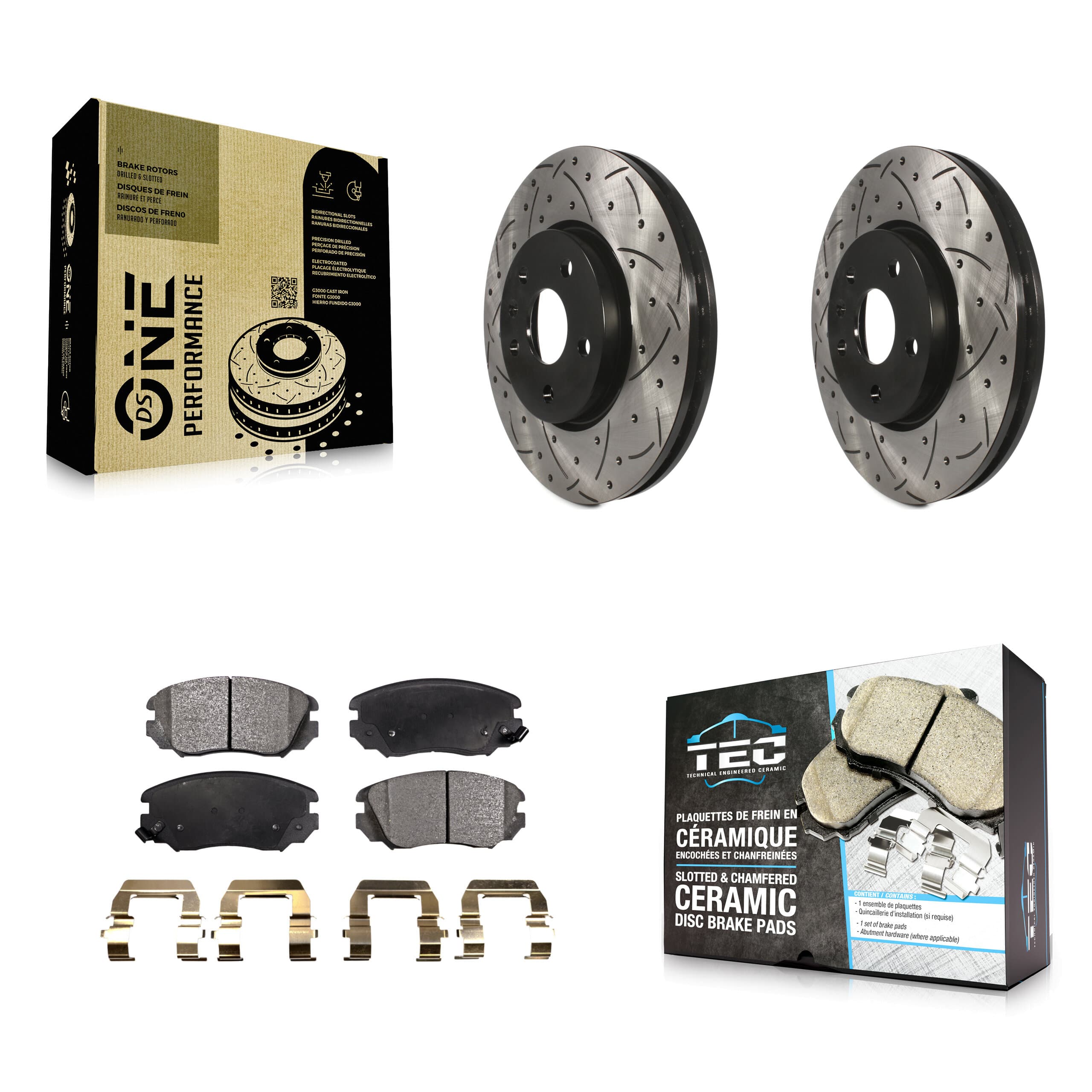 Transit Auto - KDT-100007 - Front Disc Brake Kits image 1