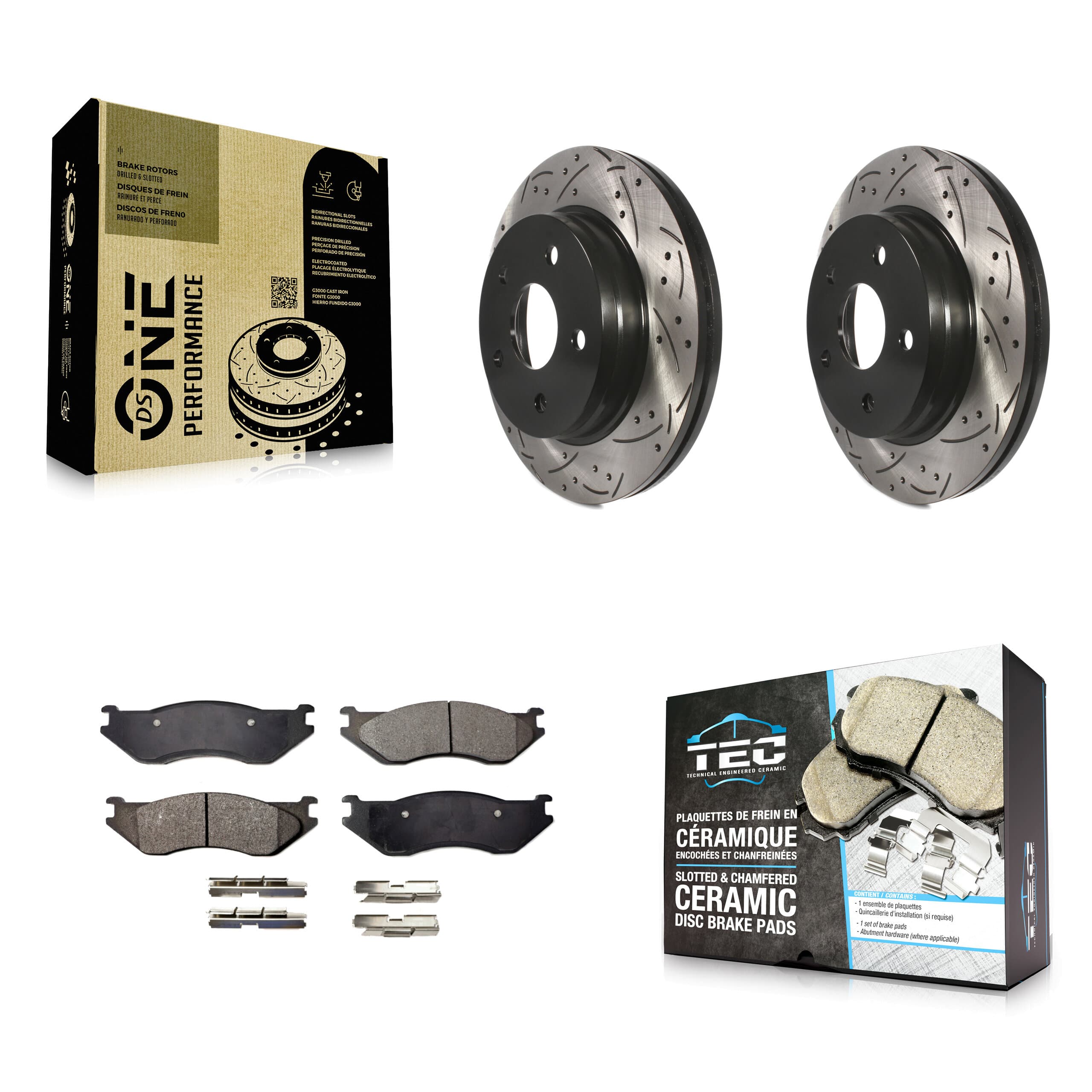 Transit Auto - KDT-100042 - Front Disc Brake Kits image 1