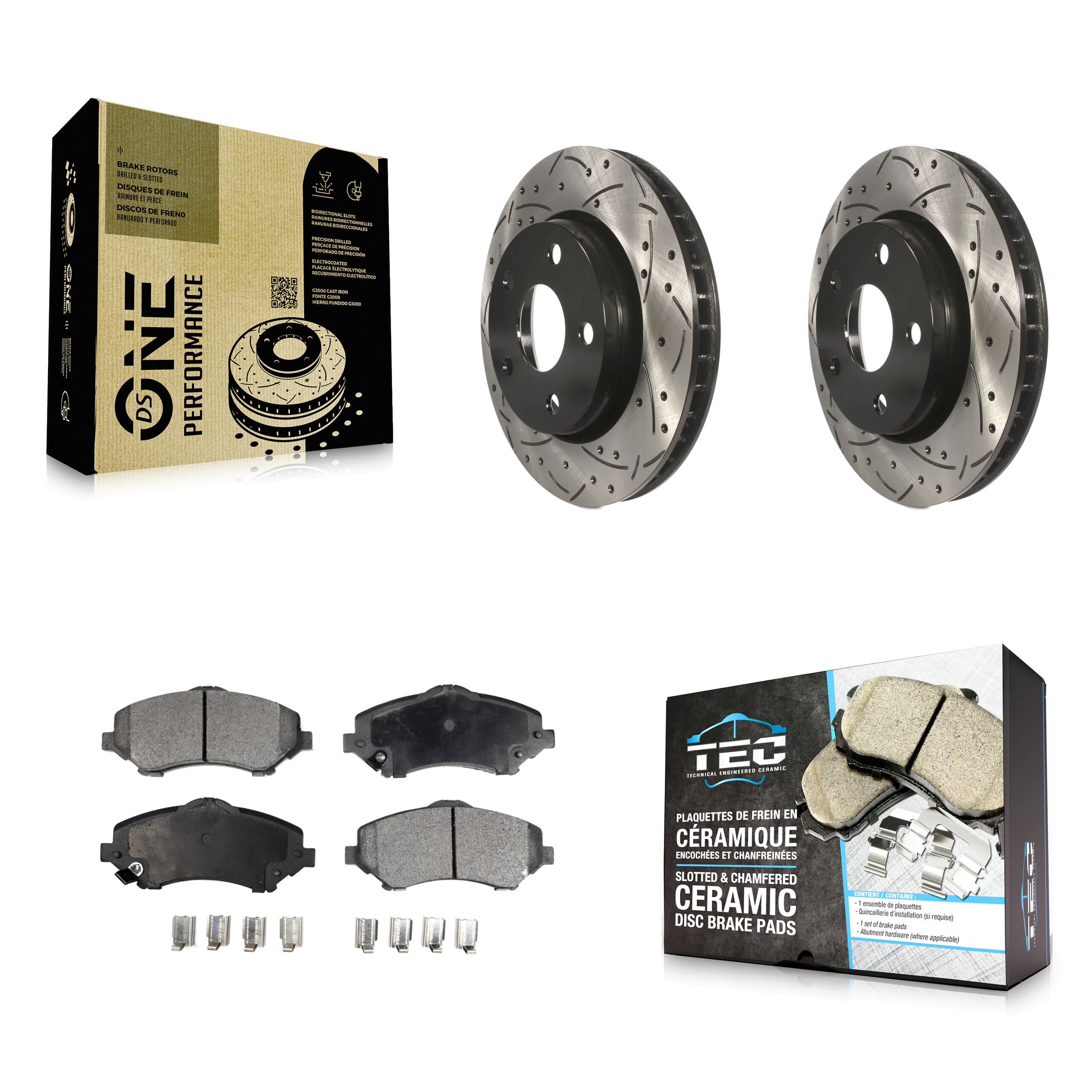 Transit Auto - KDT-100048 - Front Disc Brake Kits image 1