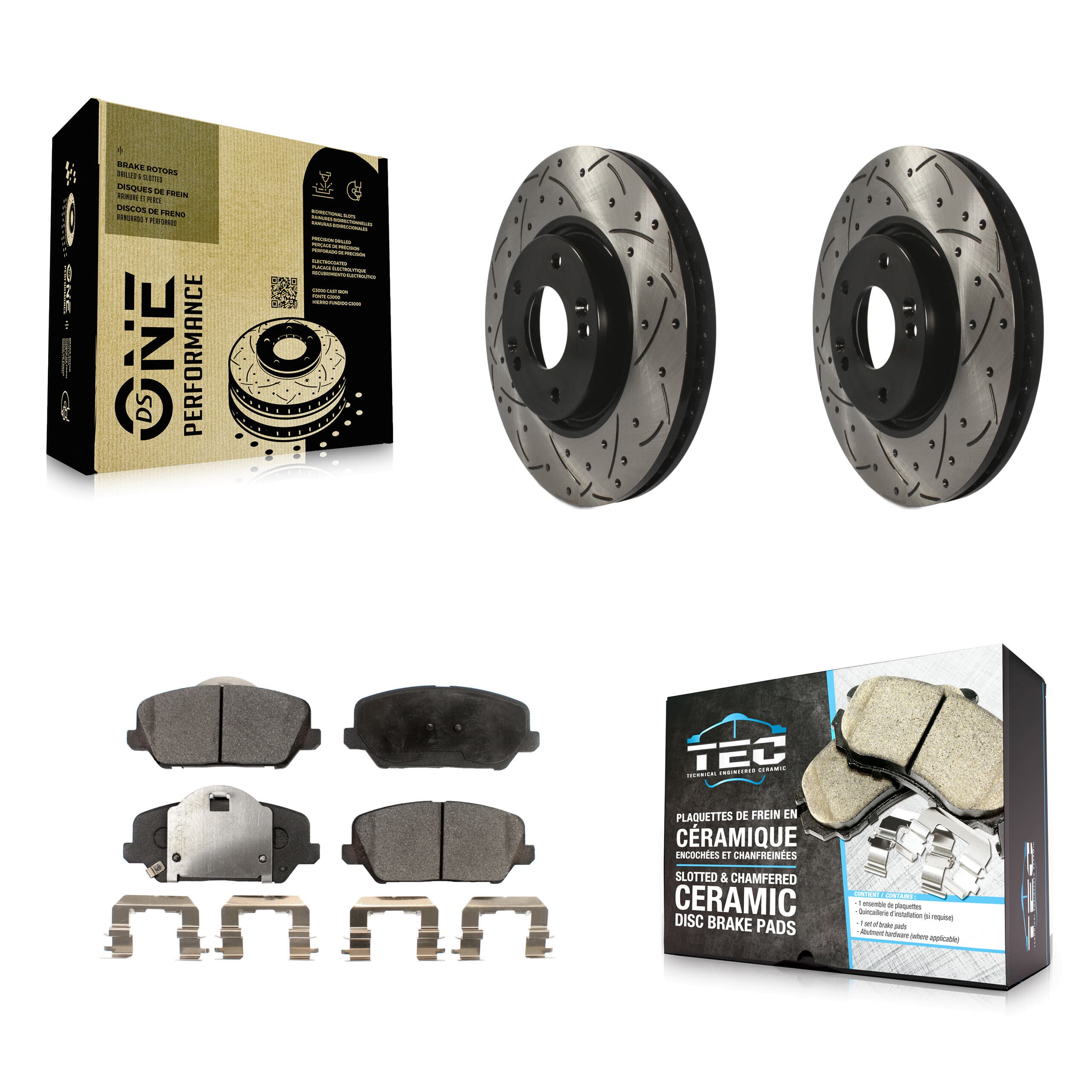 Transit Auto - KDT-100092 - Front Disc Brake Kits image 1