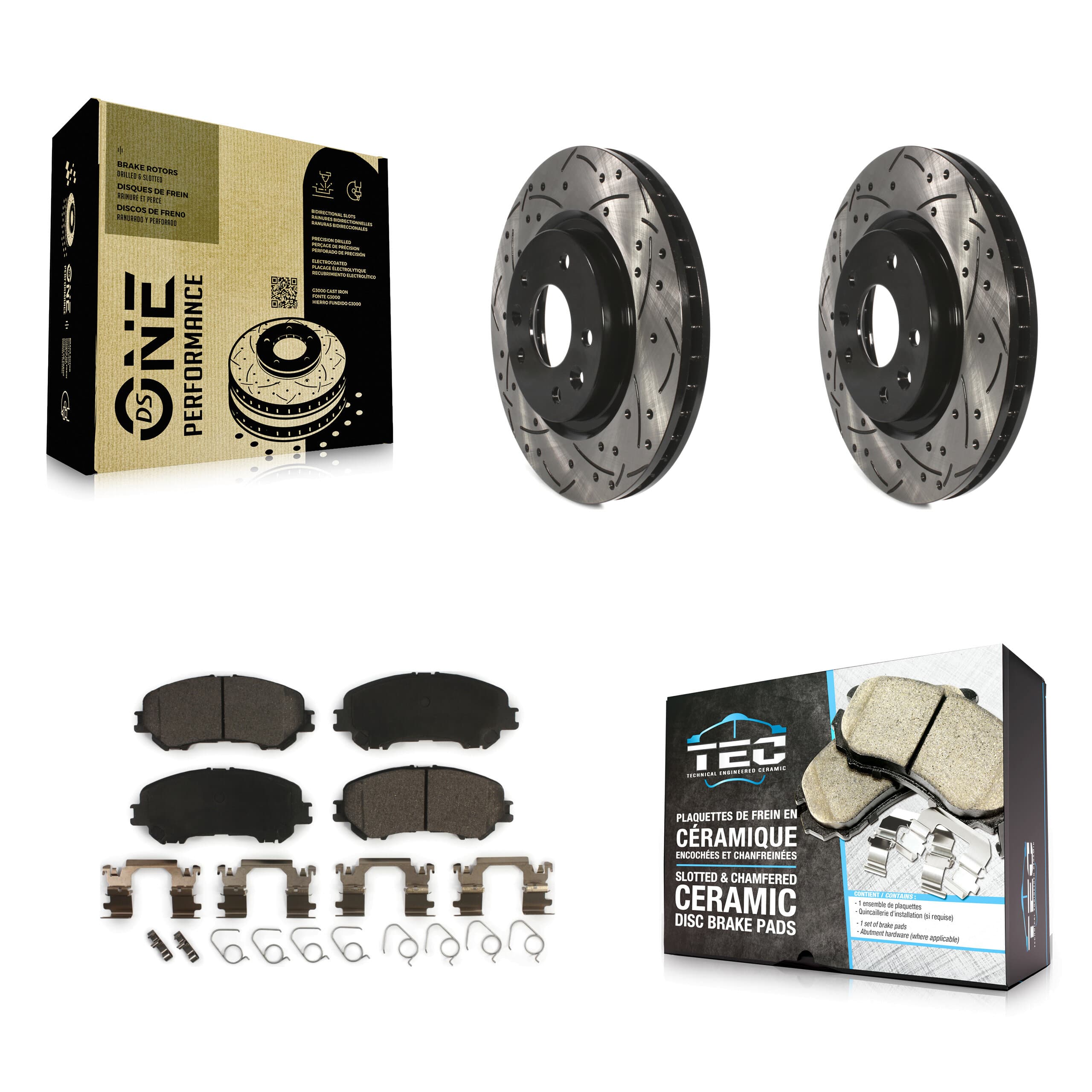 Transit Auto - KDT-100182 - Front Disc Brake Kits image 1