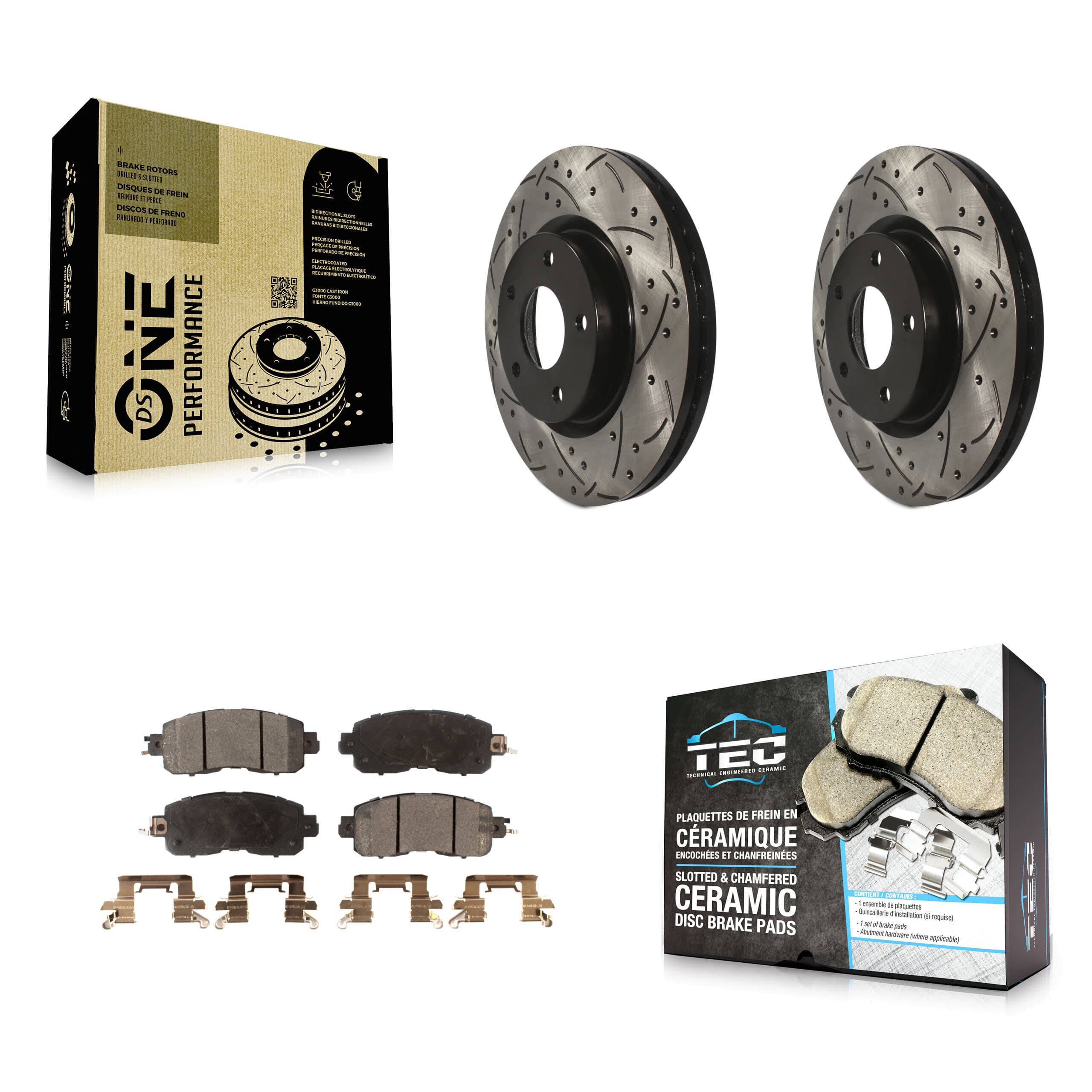Transit Auto - KDT-100184 - Front Disc Brake Kits image 1