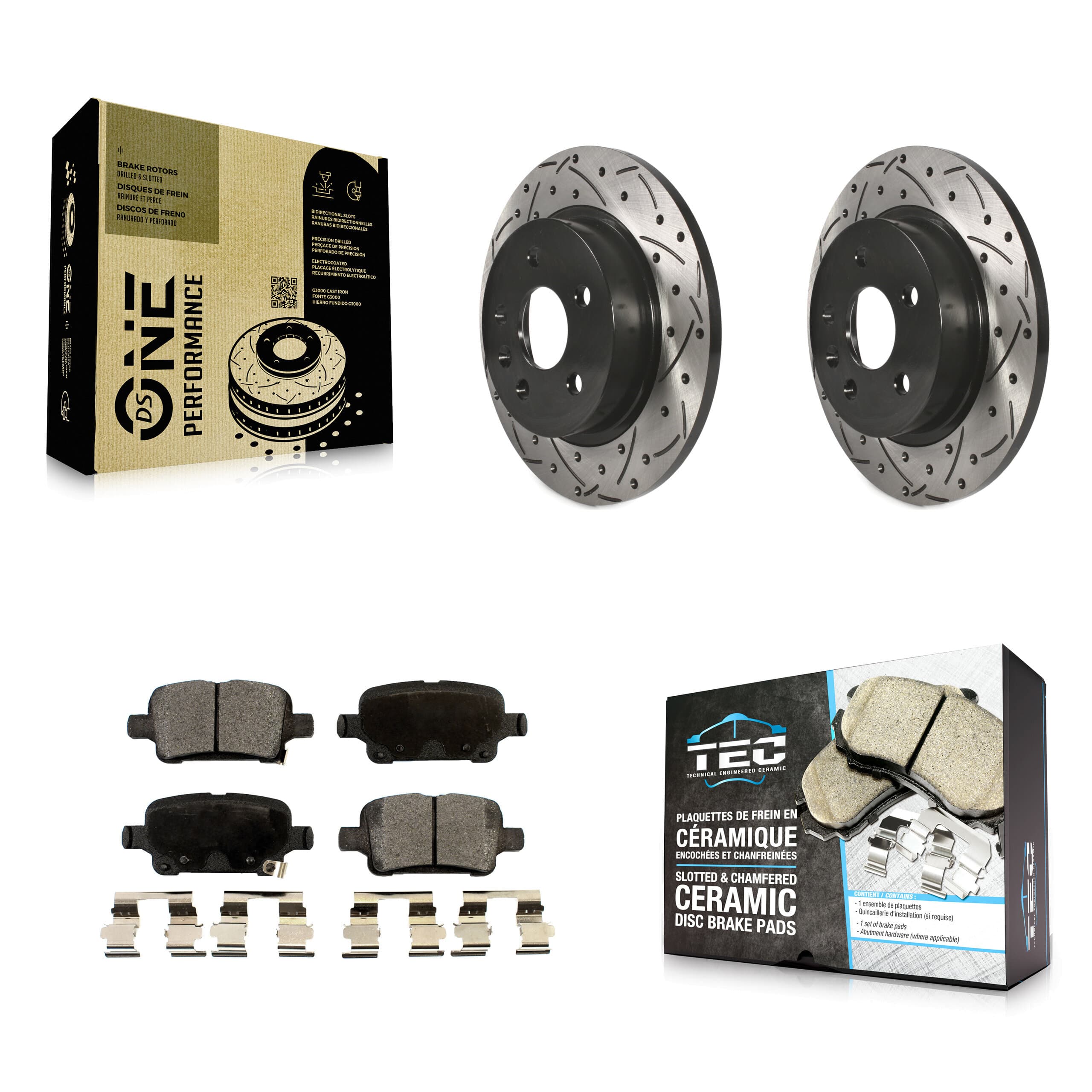 Transit Auto - KDT-100438 - Rear Disc Brake Kits image 1