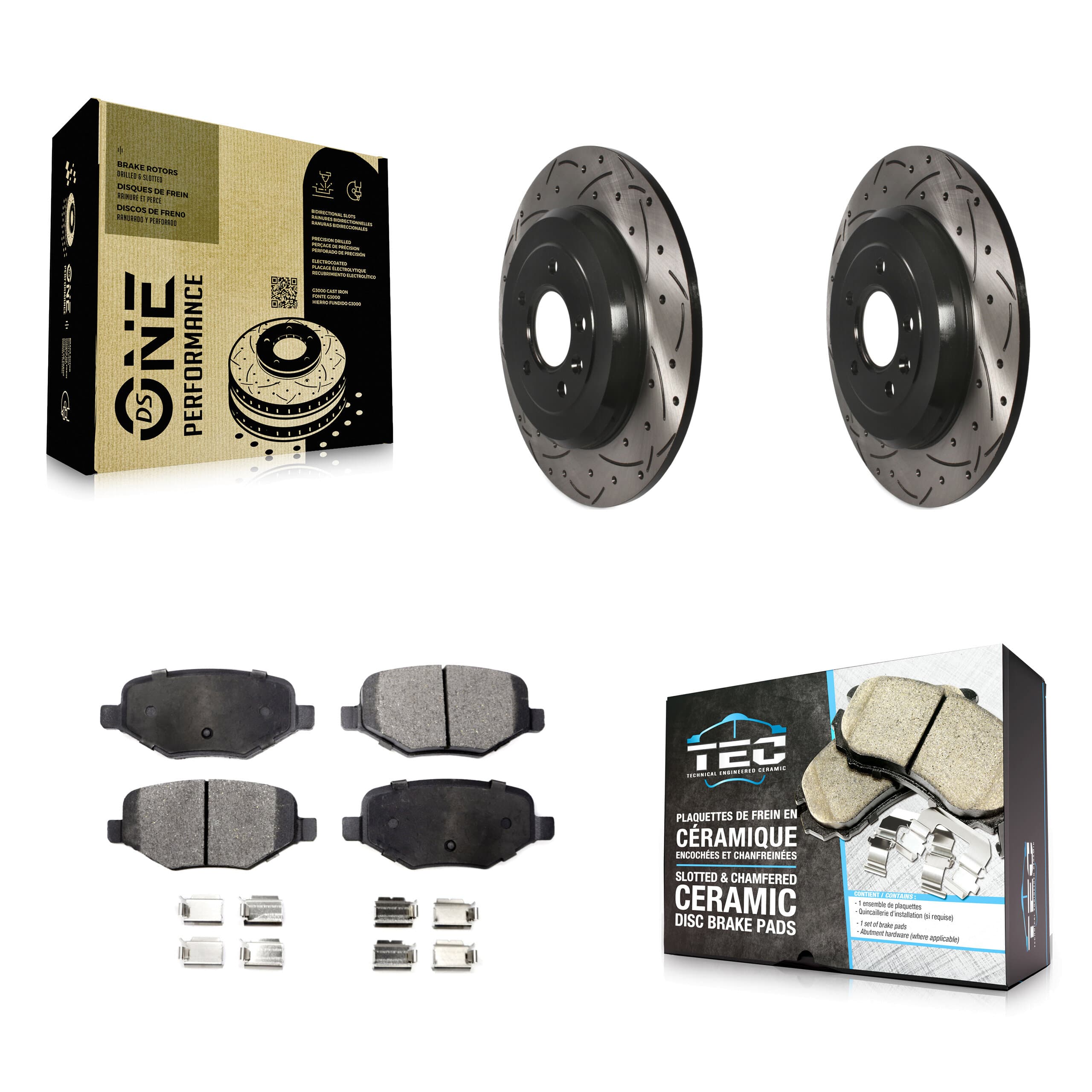 Transit Auto - KDT-100459 - Rear Disc Brake Kits image 1