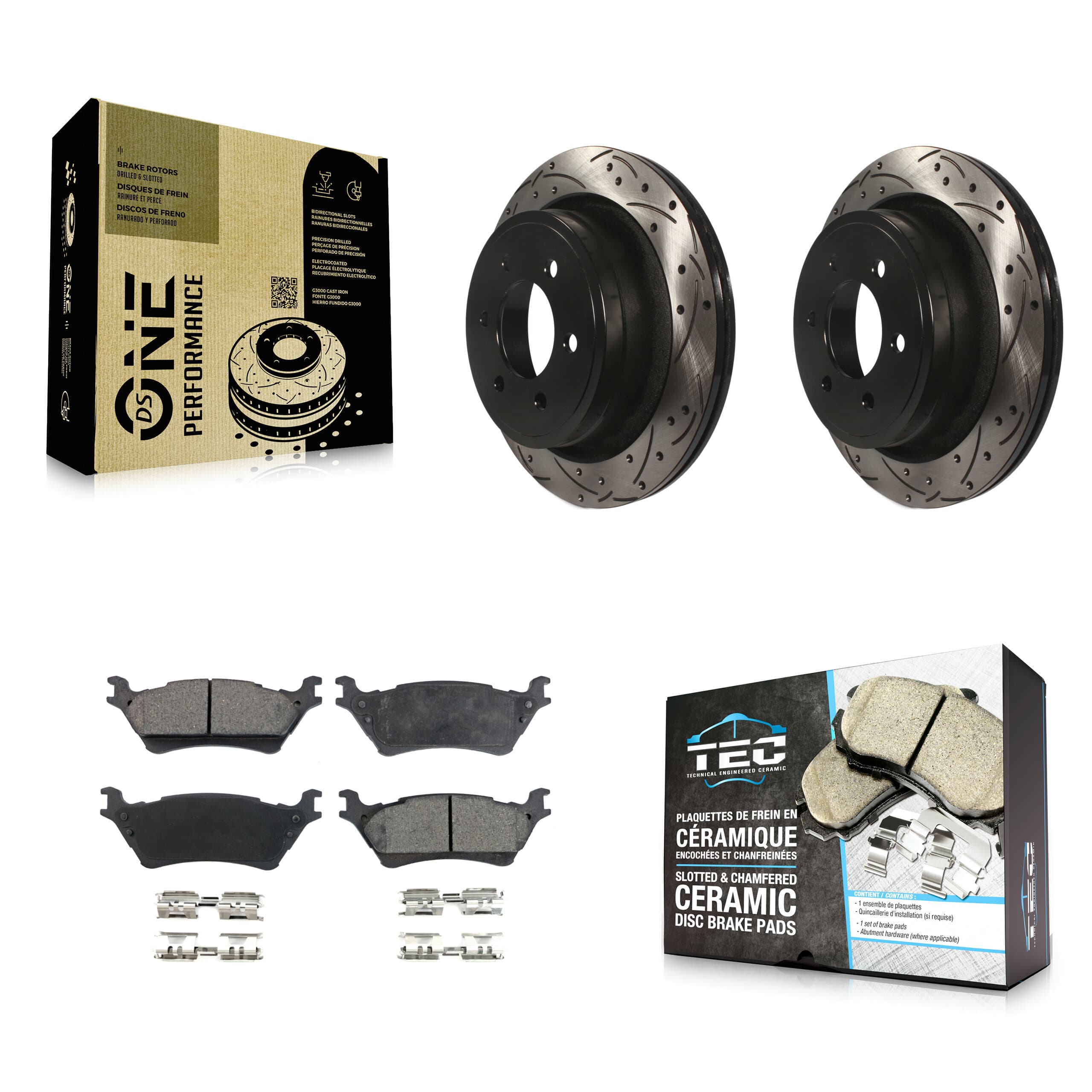Transit Auto - KDT-100462 - Rear Disc Brake Kits image 1