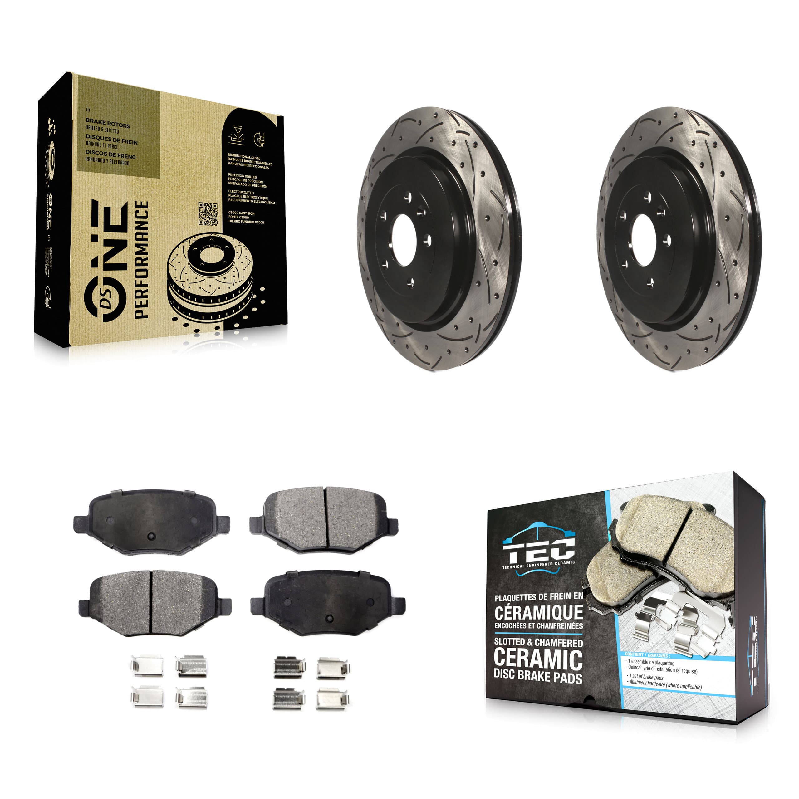 Transit Auto - KDT-100464 - Rear Disc Brake Kits image 1