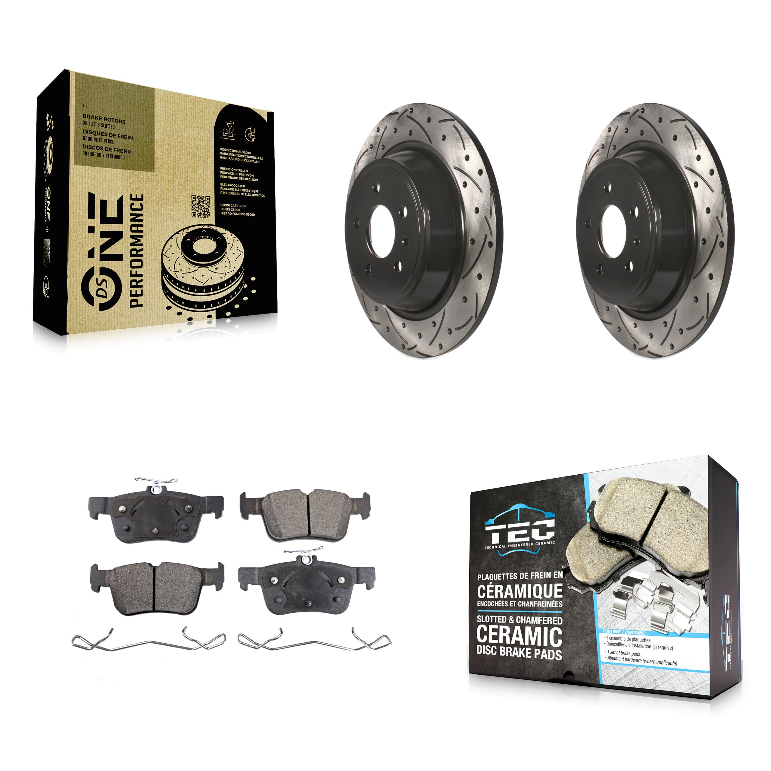 Transit Auto - KDT-100468 - Rear Disc Brake Kits image 1
